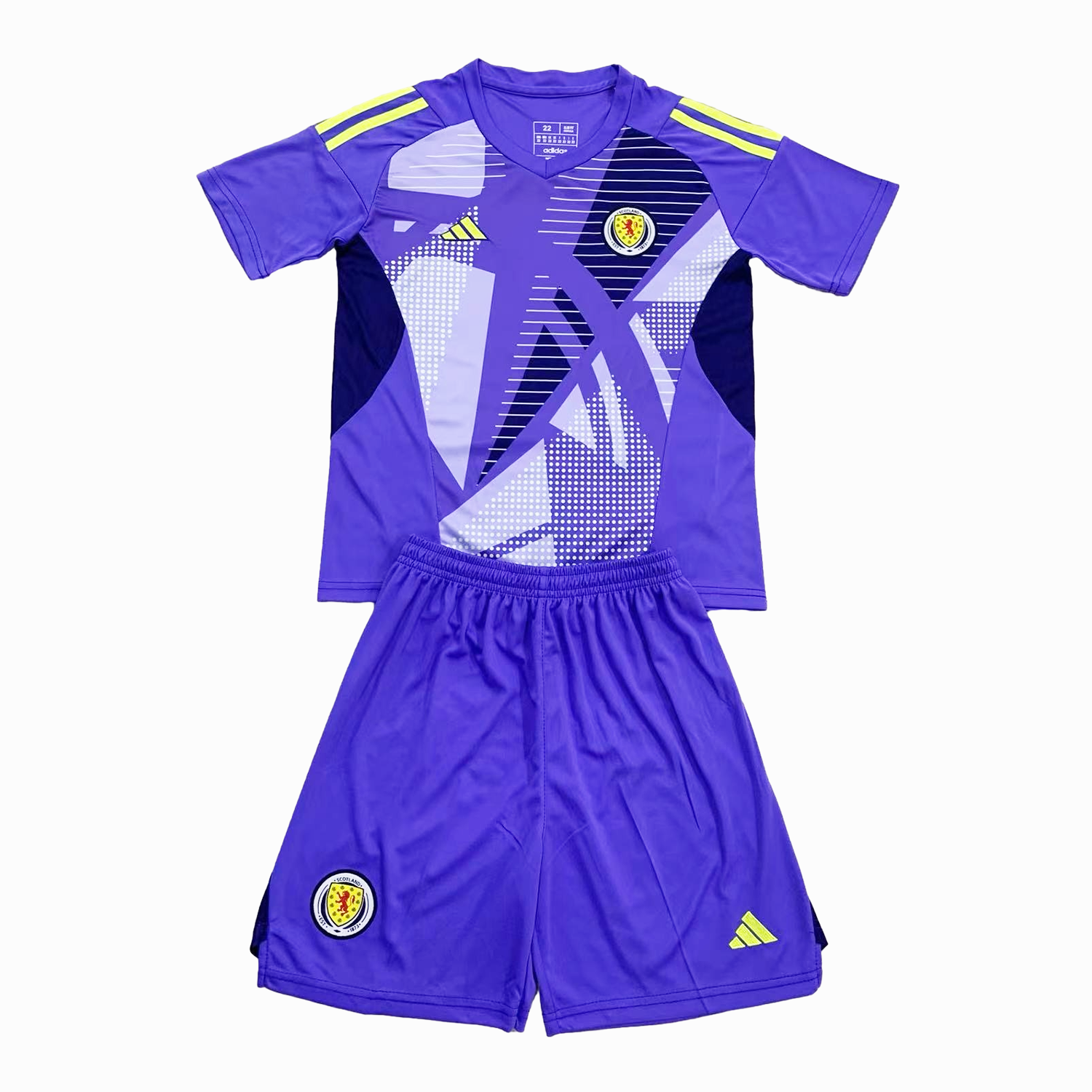 ManixJersey.com | S-c-o.t l.a-n.d 2024 Goalkeeper Kids Kit - Purple -Customize Name, Number and Patch | Worldwide Shipping