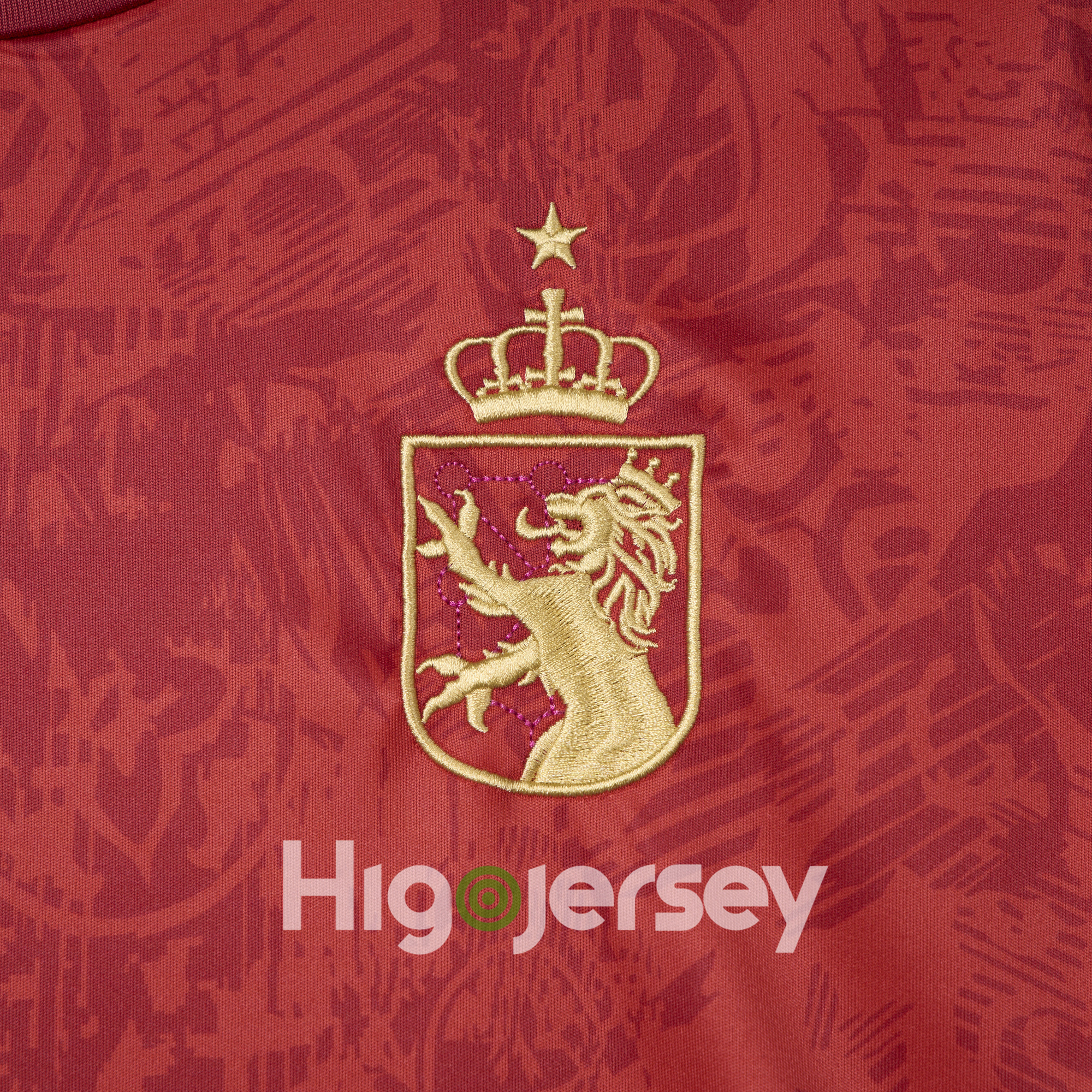 Higojerseys-Spain 2024-25 COMMA Red Special Edition Jersey - Fans Version