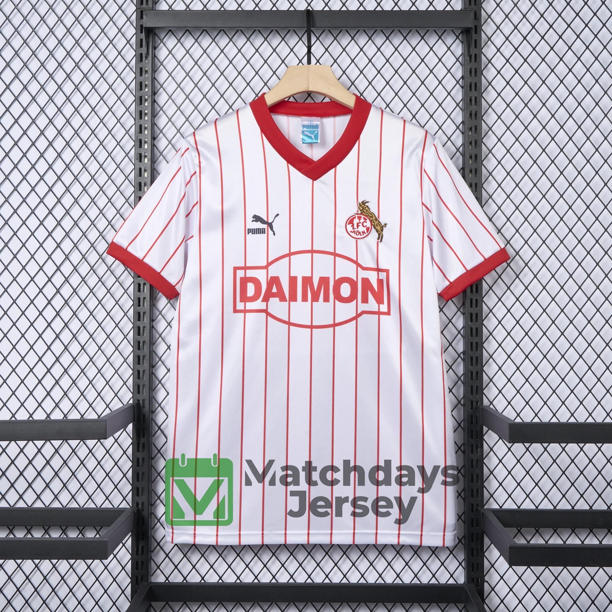 Funinjersey-Retro 1. FC Köln 1985-86 Home Jersey