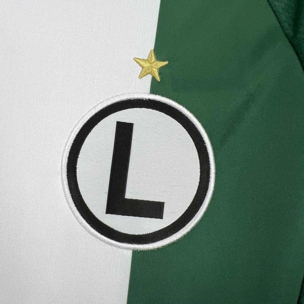 ManixJersey.com | Legia Warsaw 24-25 Away Jersey - Fans Version -Customize Name, Number and Patch | Worldwide Shipping