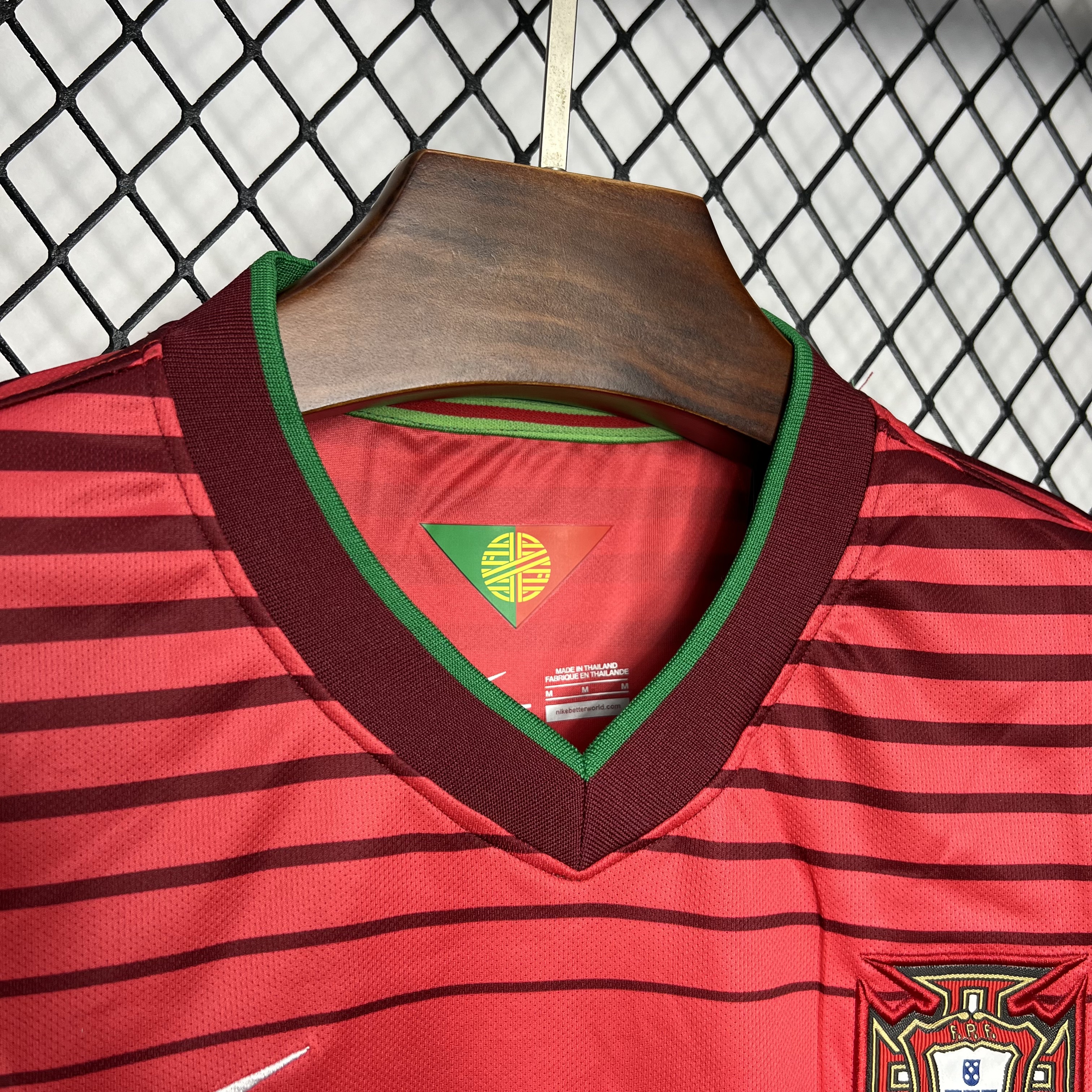 ManixJersey.com | Retro Portugal 2014 Home Stadium Jersey -Customize Name, Number and Patch | Worldwide Shipping