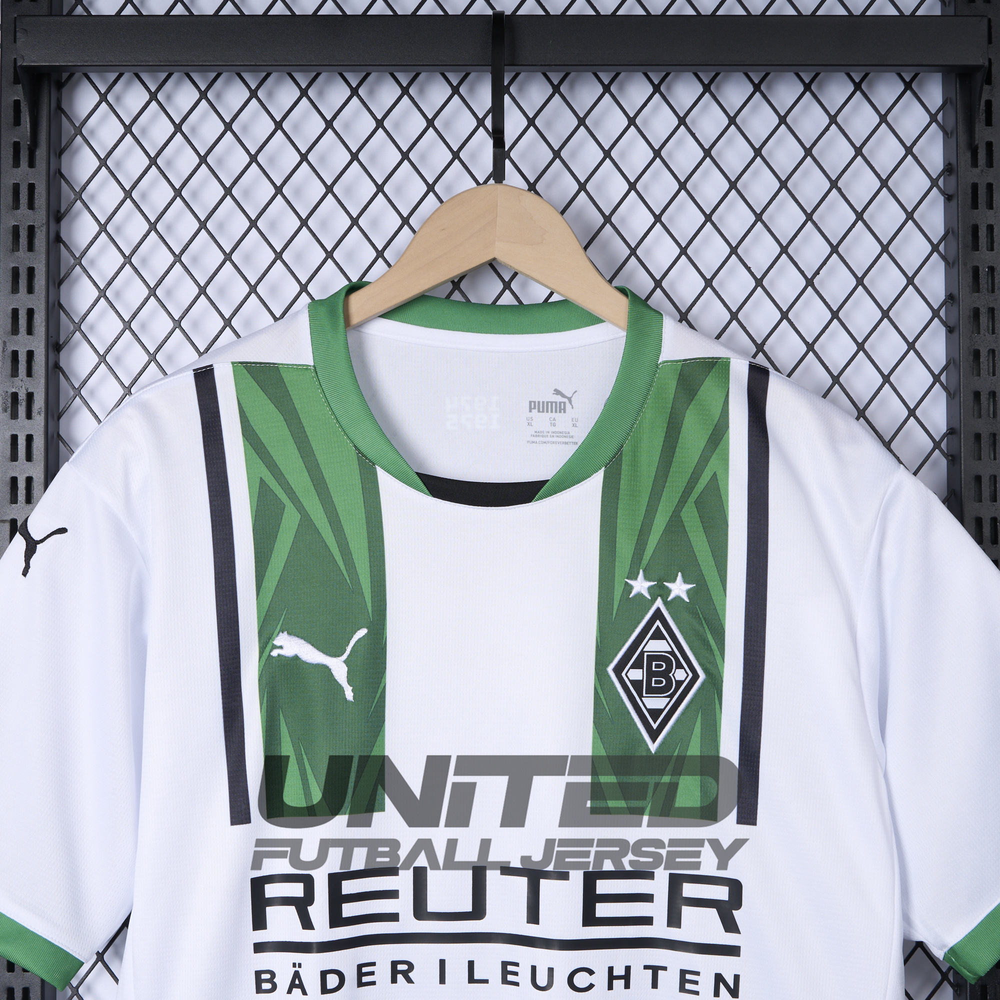ManixJersey.com | Borussia Mönchengladbach 24-25 Home Stadium Jersey - Fans Version -Customize Name, Number and Patch | Worldwide Shipping