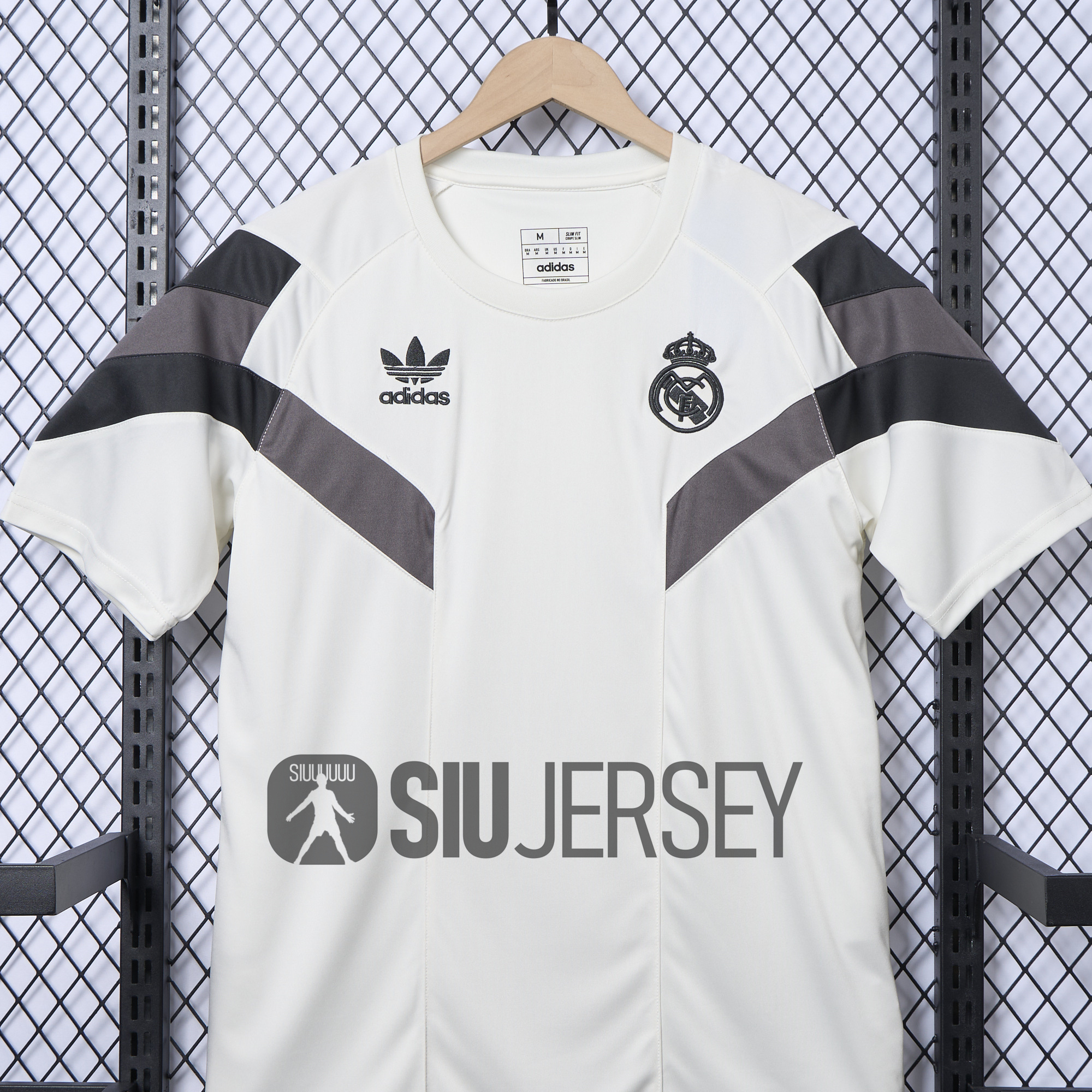 SIUjerseys-Real Madrid 24-25 Throwback Originals T-Shirt - White
