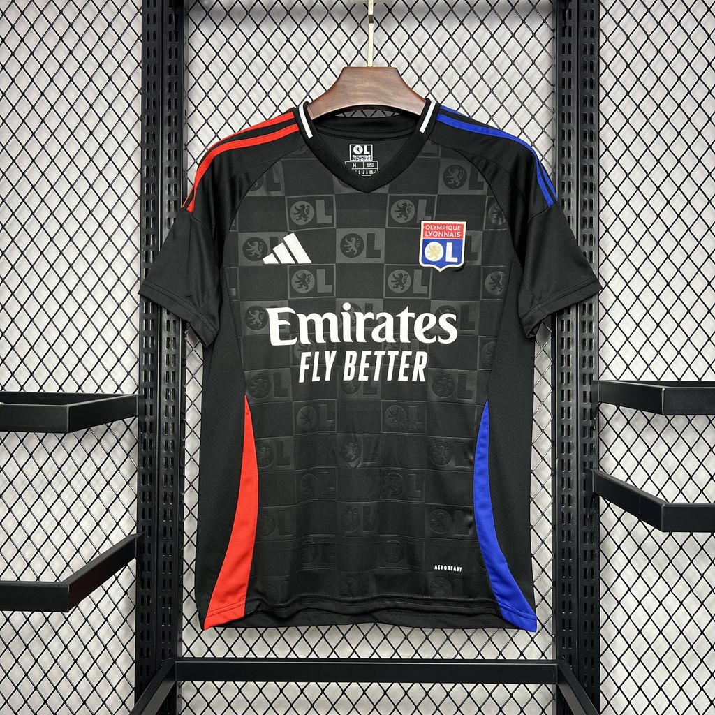 ManixJersey.com | Olympique Lyonnais Lyon 24-25 Away Jersey - Fans Version -Customize Name, Number and Patch | Worldwide Shipping