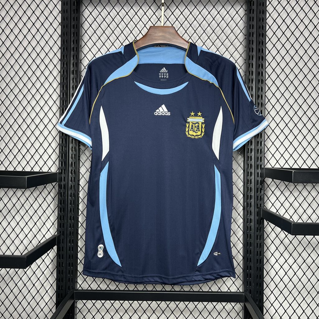 unitedfutballjersey-Retro Argentina 2006 Away Stadium Jersey