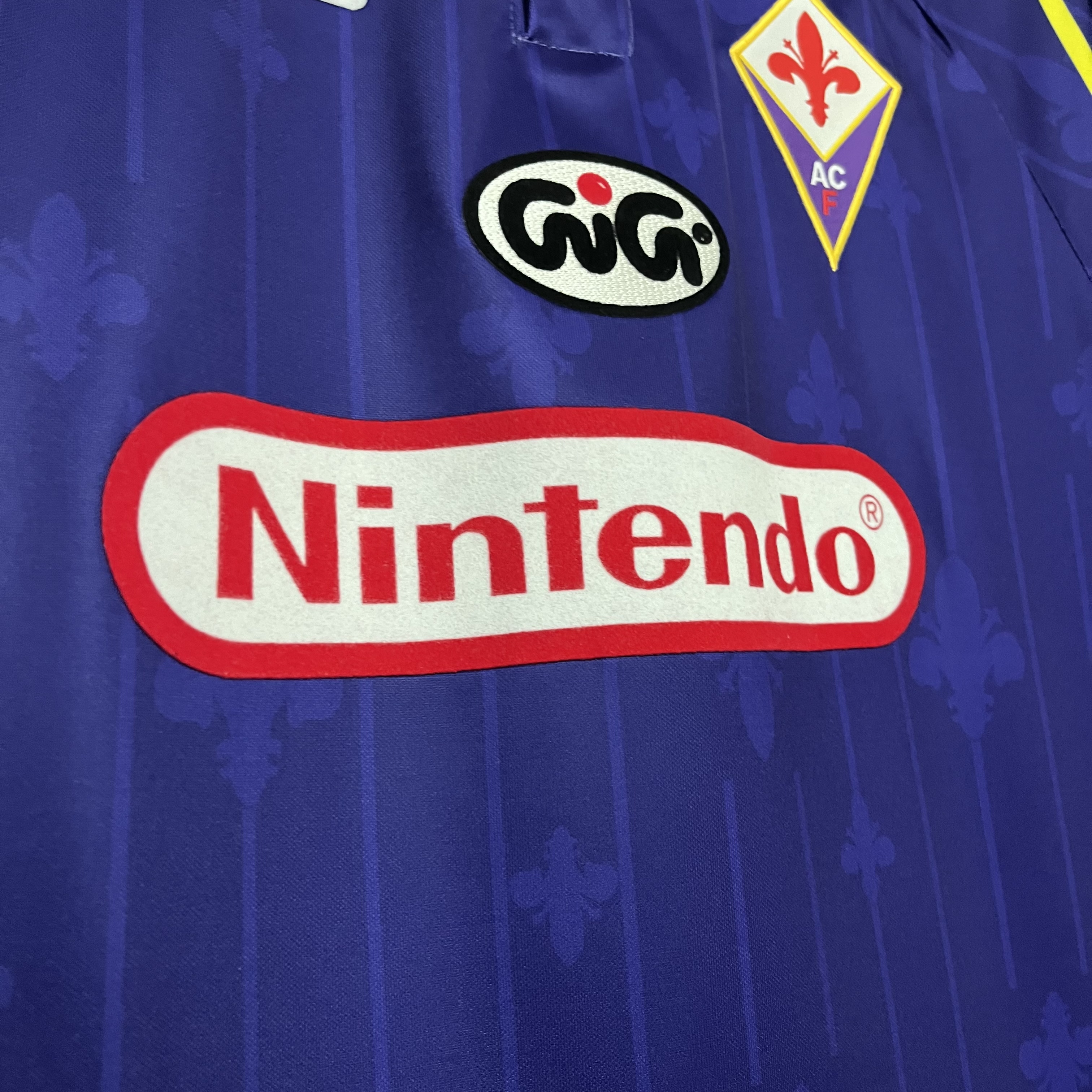SIUjerseys-Retro Fiorentina 1997-98 Home Stadium Jersey