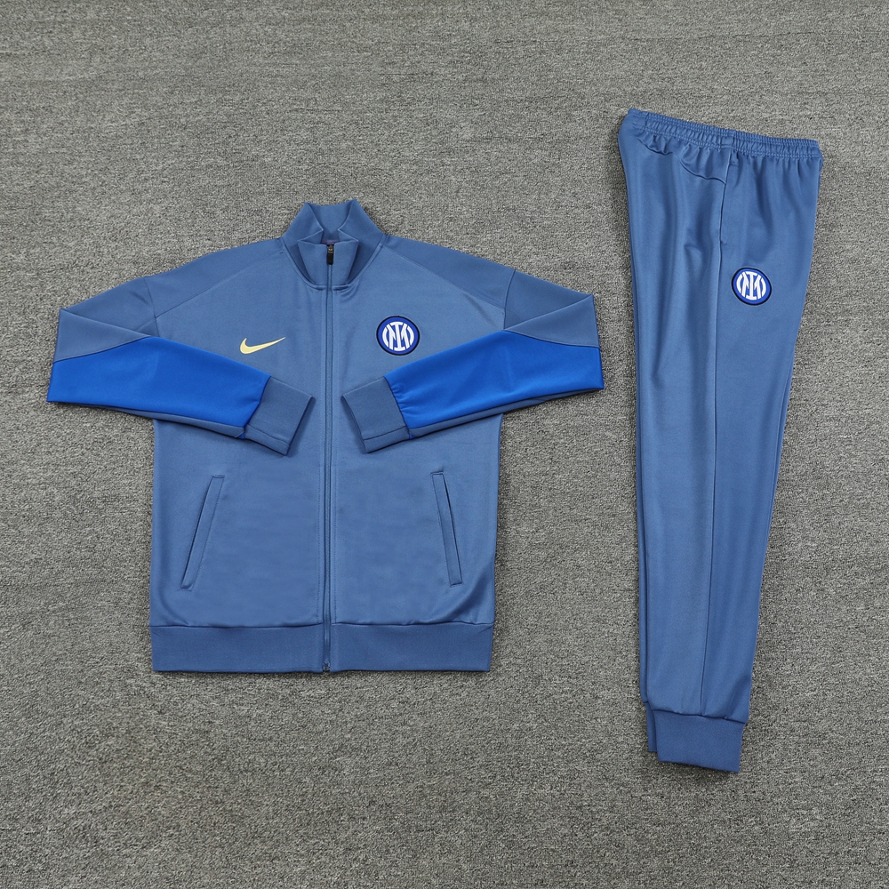 ManixJersey.com | Inter Milan 24-25 Jacket Training Tracksuit - Light Blue -Customize Name, Number and Patch | Worldwide Shipping