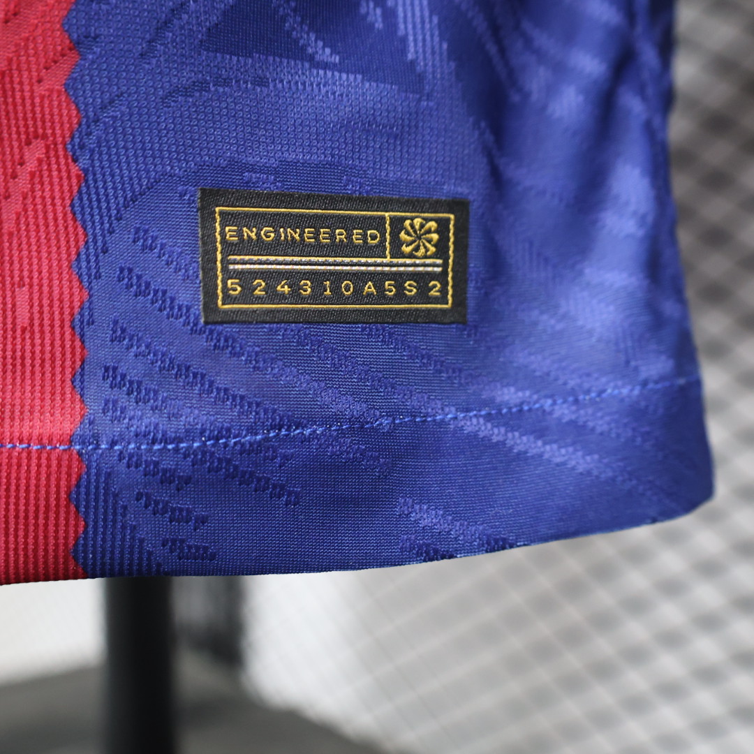 ManixJersey.com | Barcelona X RS Iconic Tongue Jersey - Player Version -Customize Name, Number and Patch | Worldwide Shipping