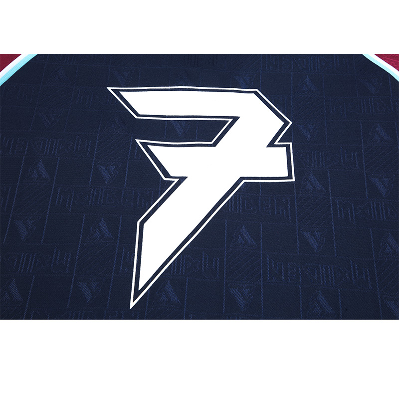 ManixJersey.com | Retro Iron Maiden x West Ham 1999-01 Home Stadium Jersey -Customize Name, Number and Patch | Worldwide Shipping