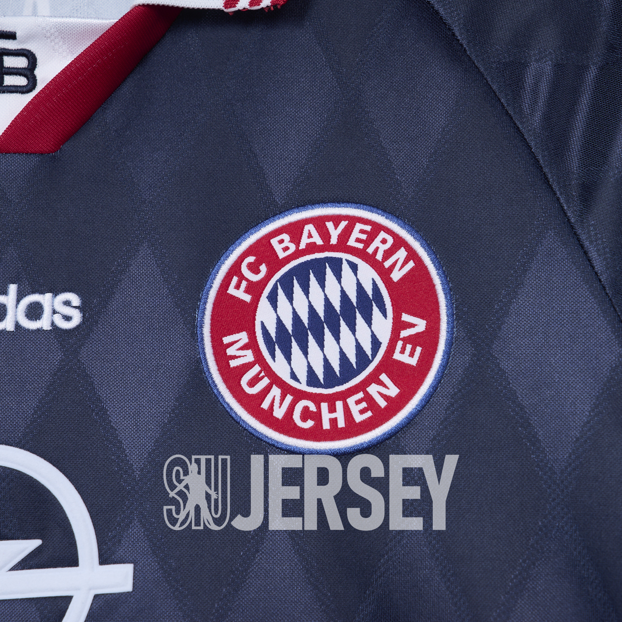 SIUjerseys-Retro Bayern Munich 1997-99 Home Long Jersey