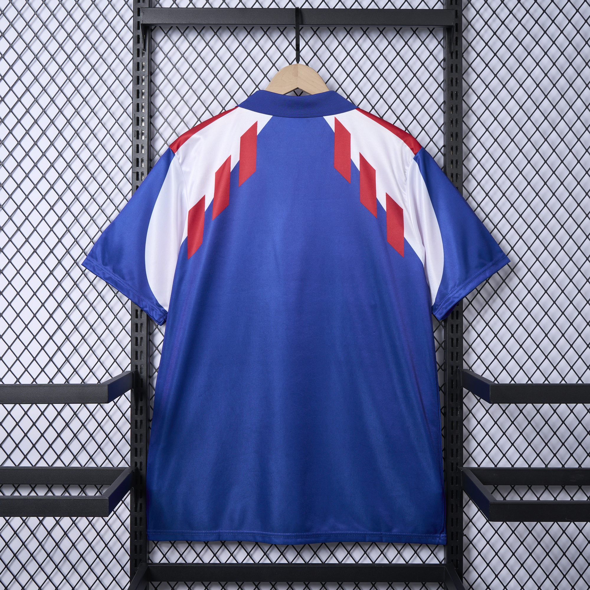 SIUjerseys-Retro France 1990 Home Stadium Jersey