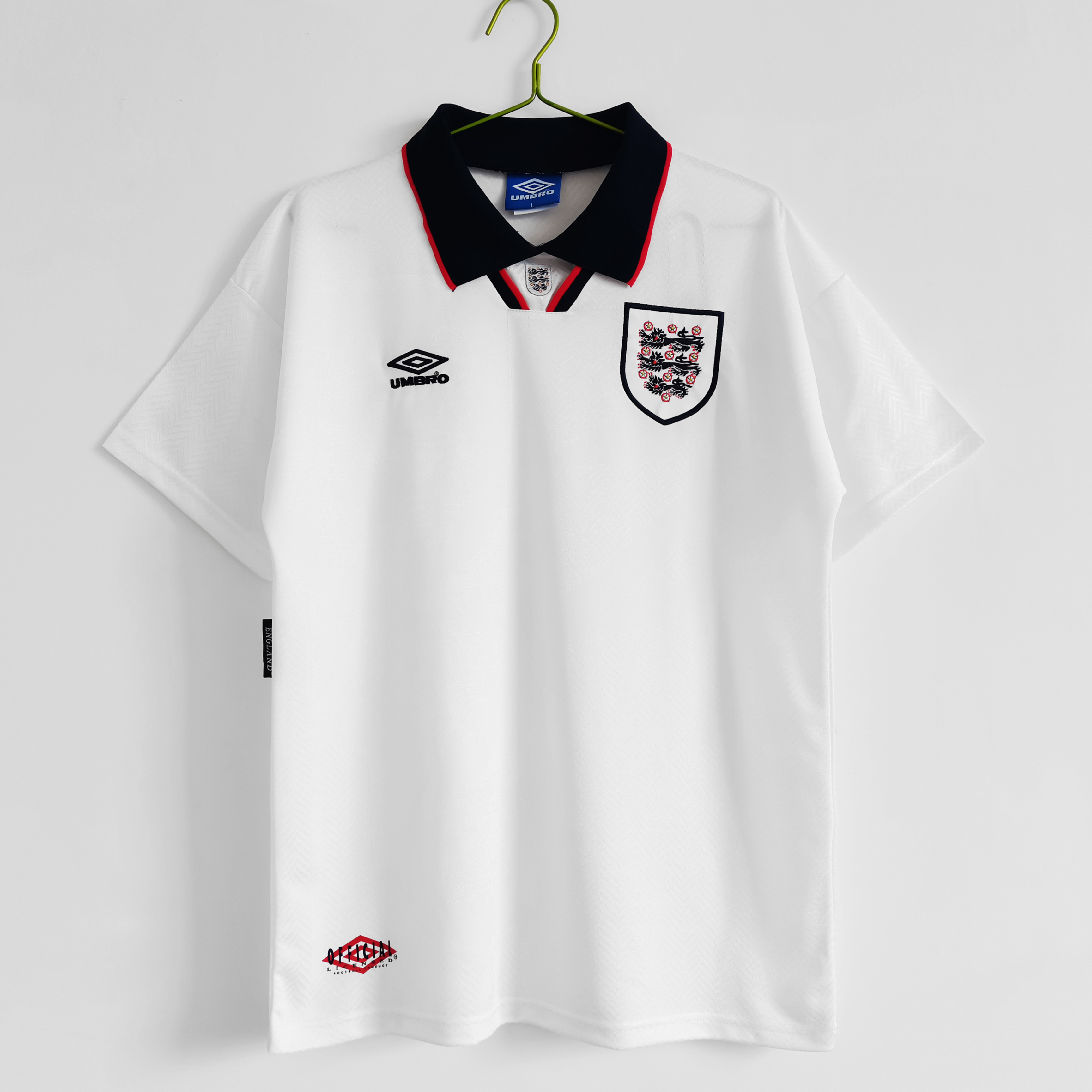 SIUjerseys-Retro England 1994 Home Stadium Jersey