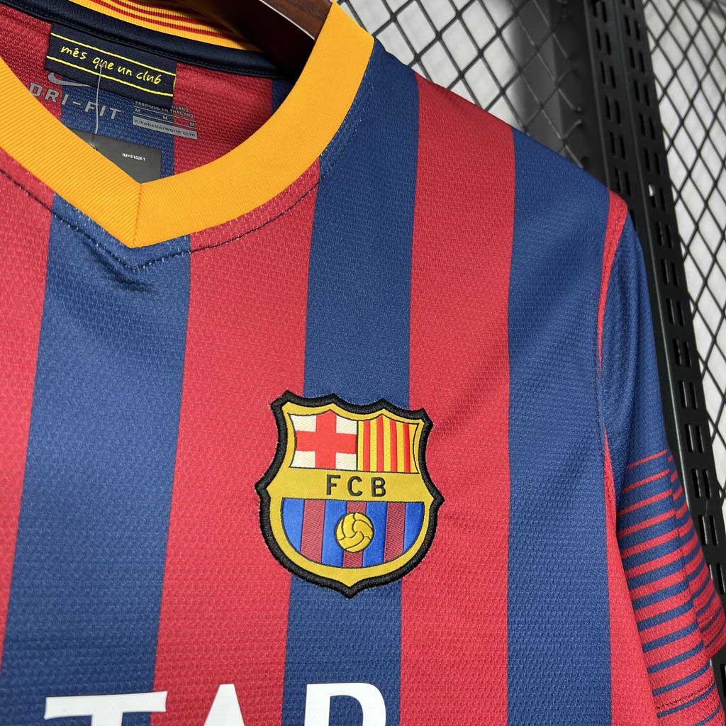unitedfutballjersey-Retro Barcelona 13-14 Home Stadium Jersey