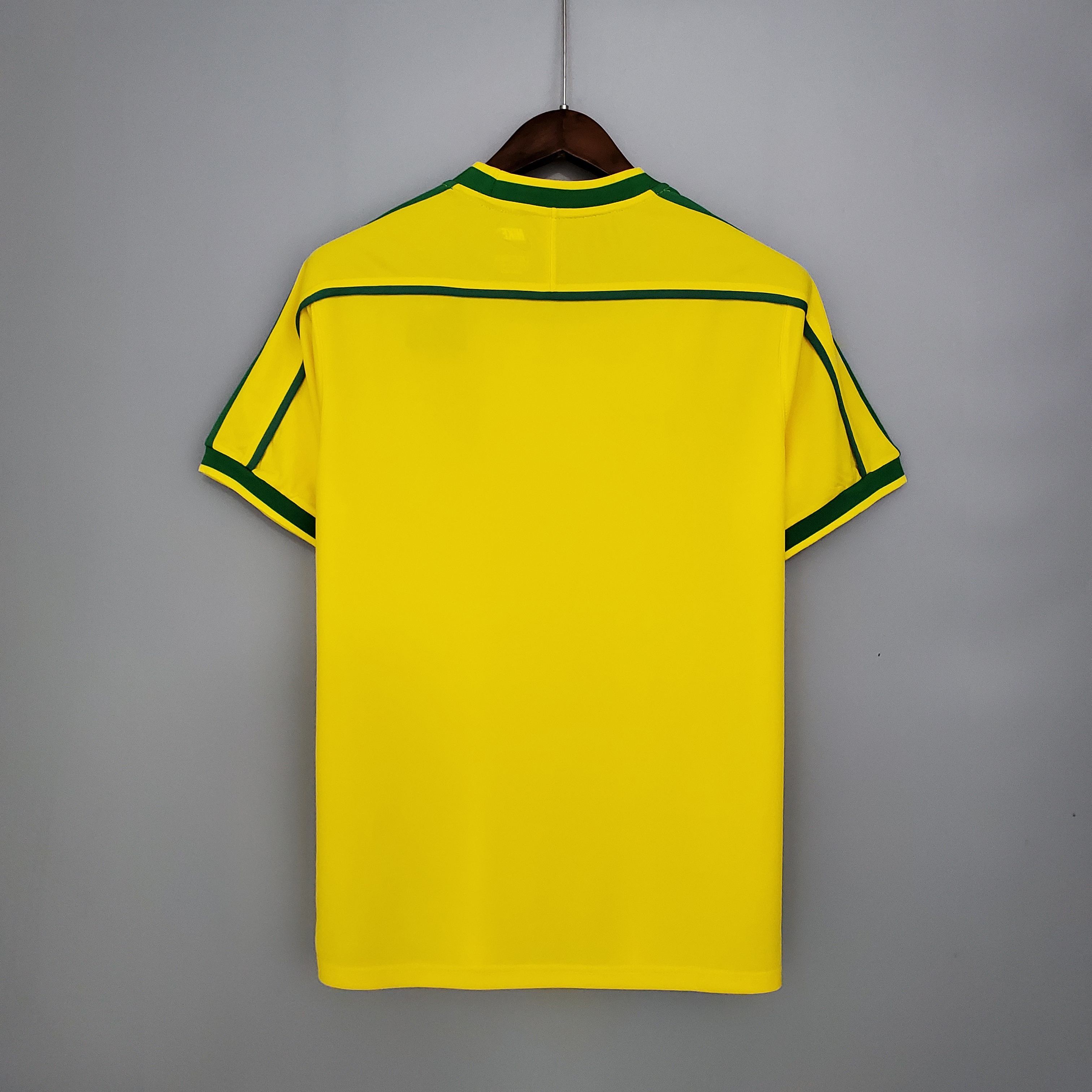Retro Brazil 1998 Home Stadium Jersey:football jersey mysite: unitedjerseyfootball 邓江浪:football