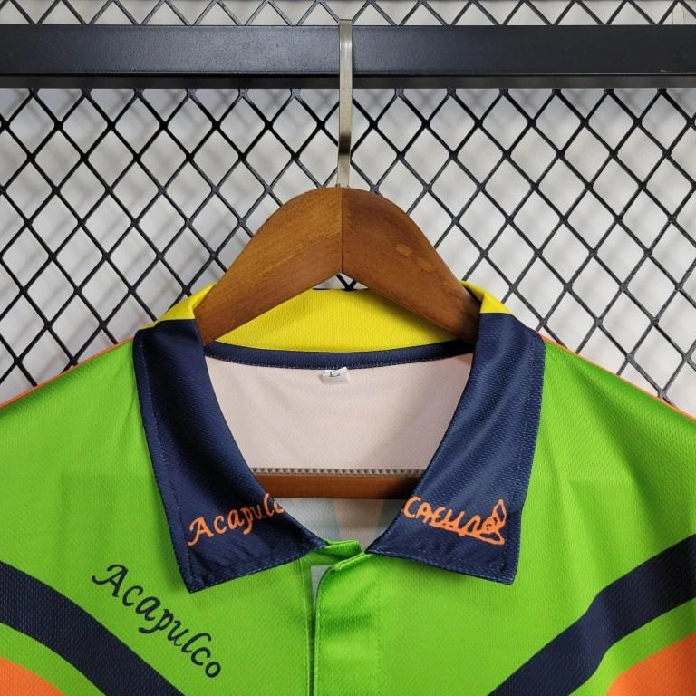 ManixJersey.com | Retro Mexico 1994 Goalkeeper Green Orange Jersey -Customize Name, Number and Patch | Worldwide Shipping