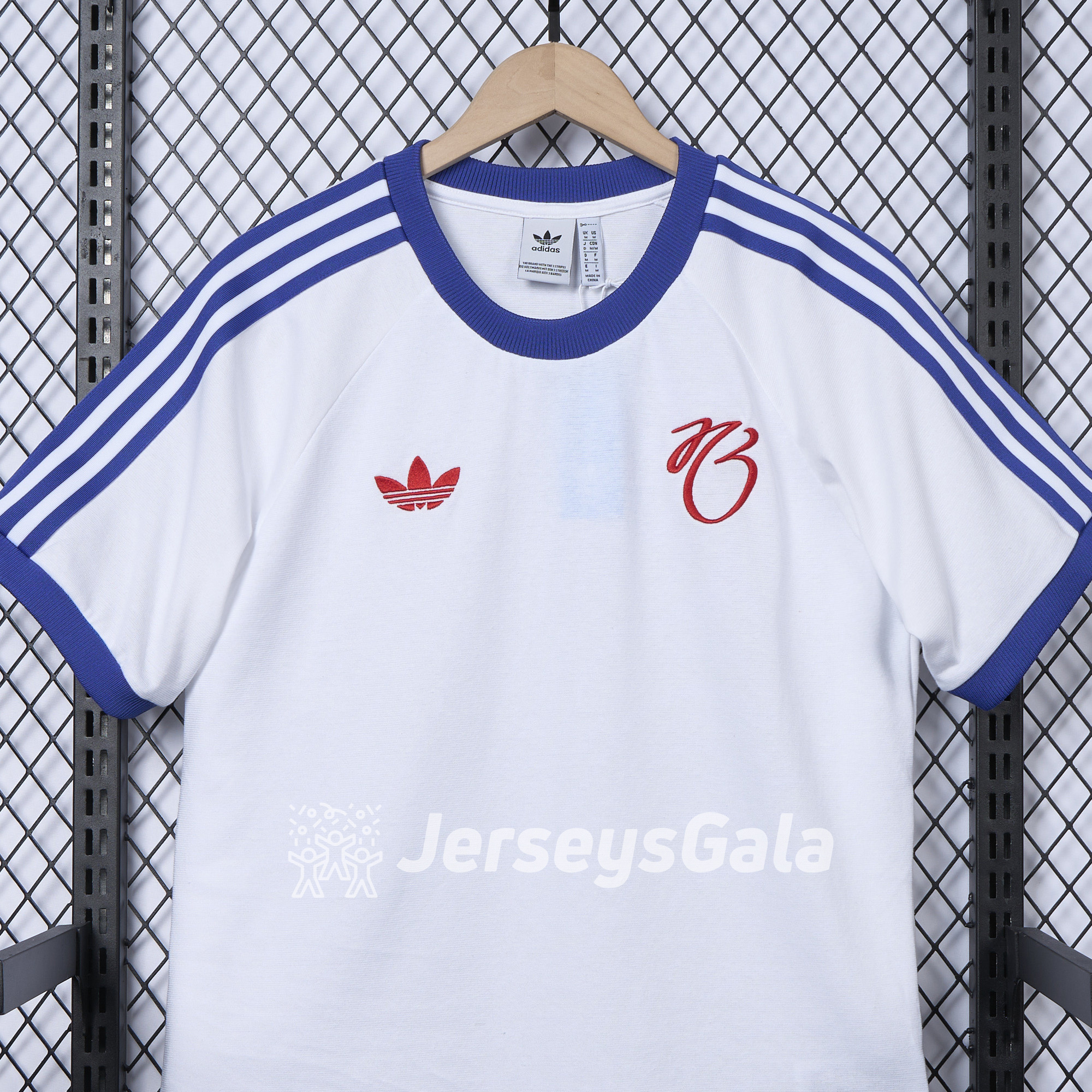 JerseysGala.com | Real Madrid 24-25 Jude Bellingham 3 Stripes Men's T-Shirt -Customize Name, Number and Patch | Worldwide Shipping