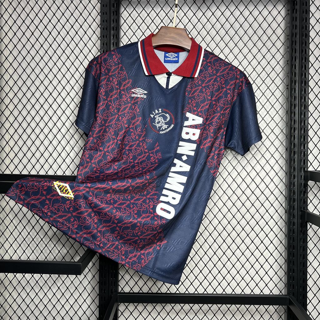 ManixJersey.com | Retro Ajax 1994-95 Away Jersey -Customize Name, Number and Patch | Worldwide Shipping