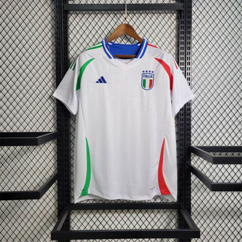 ManixJersey.com | Italy 2024 Away Stadium Jersey - Fans Version -Customize Name, Number and Patch | Worldwide Shipping
