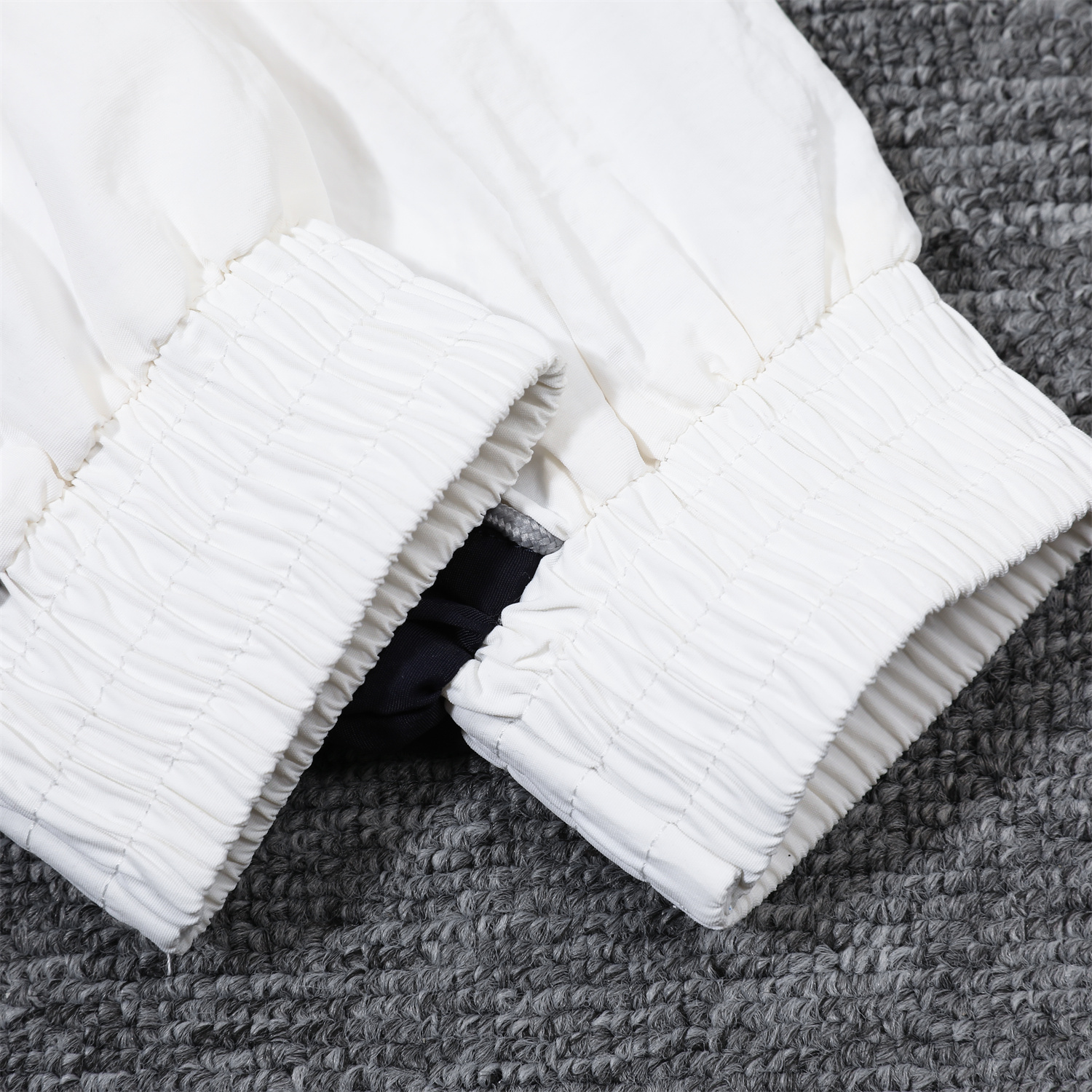 SIUjerseys-Real Madrid 24-25 Retro Style Player Windbreaker Jacket Suit - White & Orange