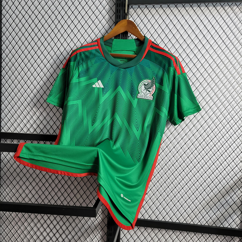 foot-Mexico 22-23 Home Stadium Jersey - Fans Version