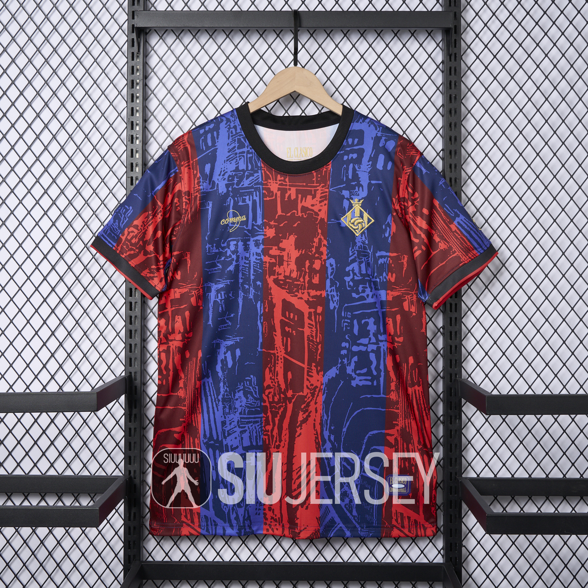 SIUjerseys-Barcelona 2024-25 COMMA Messi Jersey - Fans Version