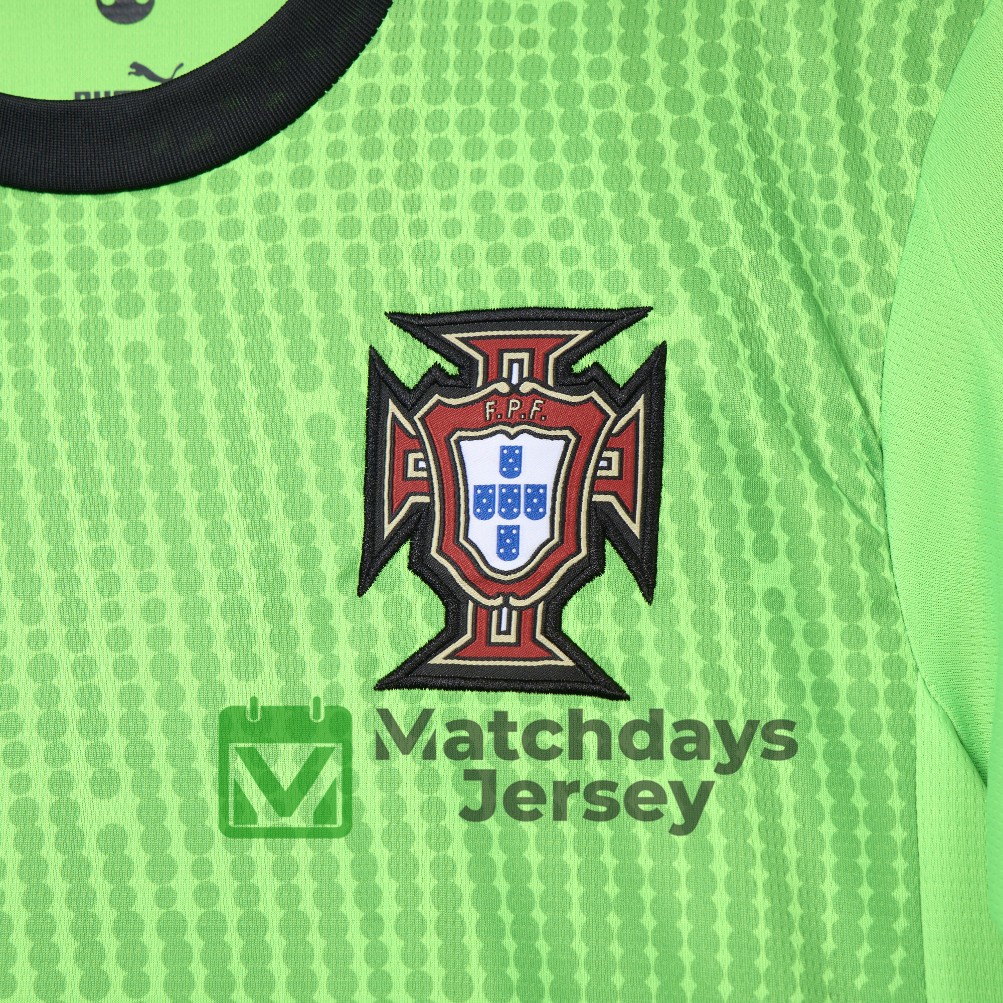 GlobeJersey-Portugal 2025-26 Green Goalkeeper Jersey - Fans Version