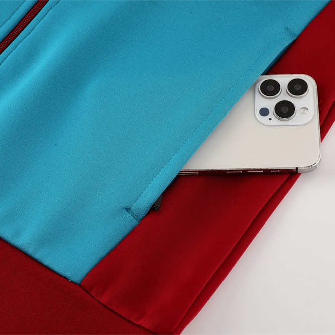 ManixJersey.com | Roma 24-25 Vintage Jacket Training Tracksuit - Red -Customize Name, Number and Patch | Worldwide Shipping