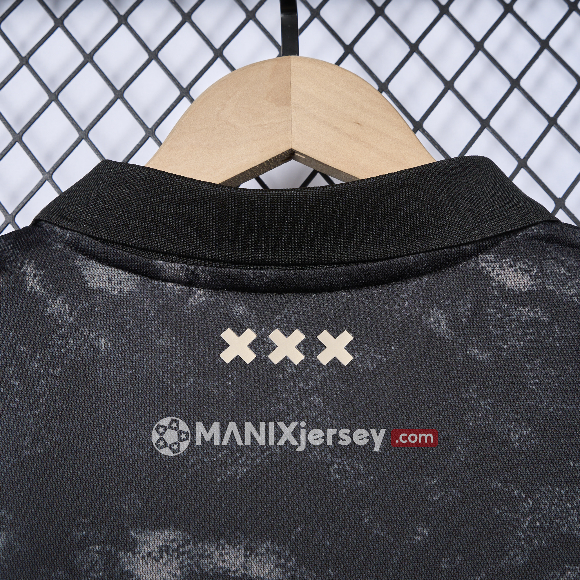 ManixJersey.com | Ajax 24-25 Stone Island Co-brand Jersey - Fans Version -Customize Name, Number and Patch | Worldwide Shipping