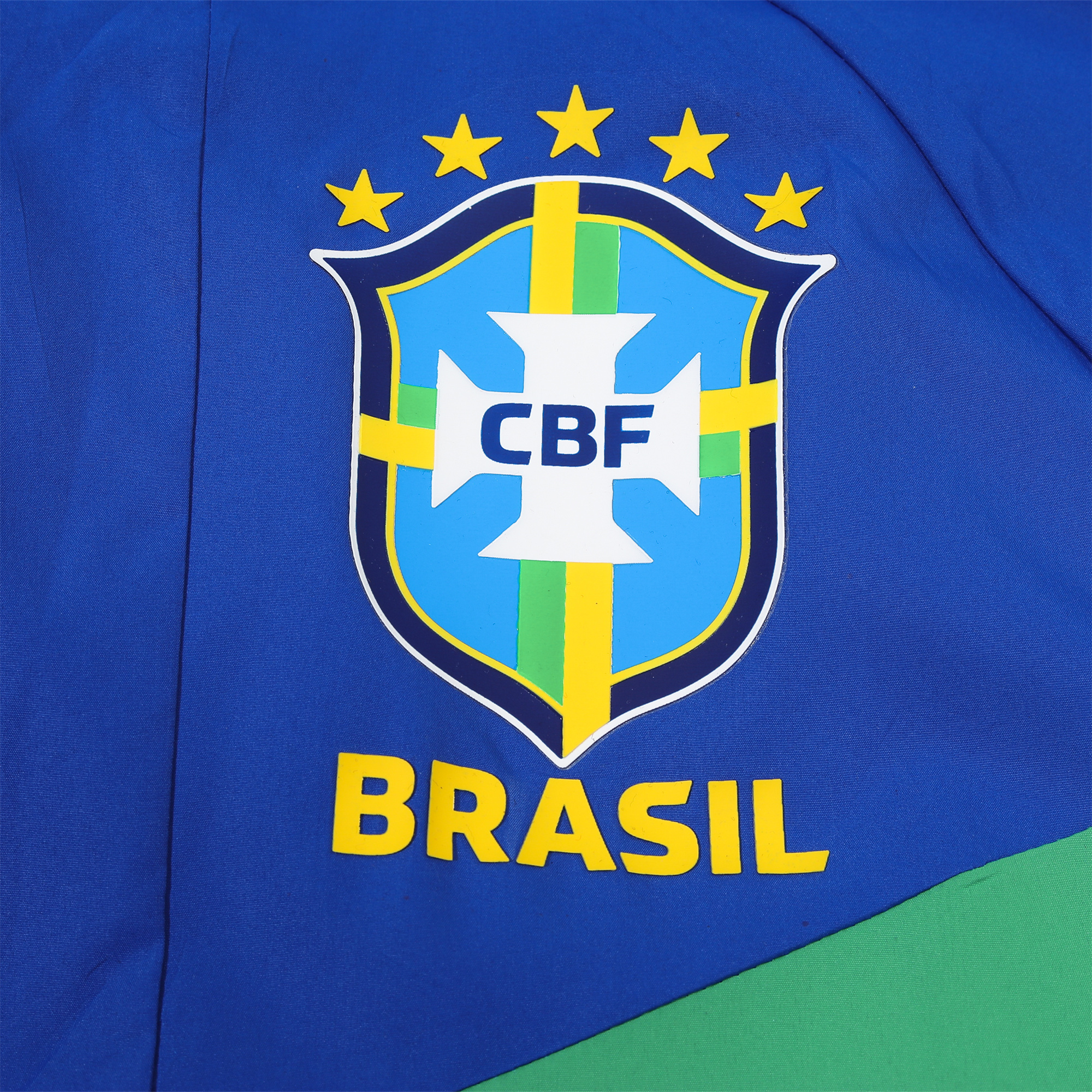 ManixJersey.com | Brazil 2024 National Team Anthem Blue Hooded Windbreaker - Player Version -Customize Name, Number and Patch | Worldwide Shipping