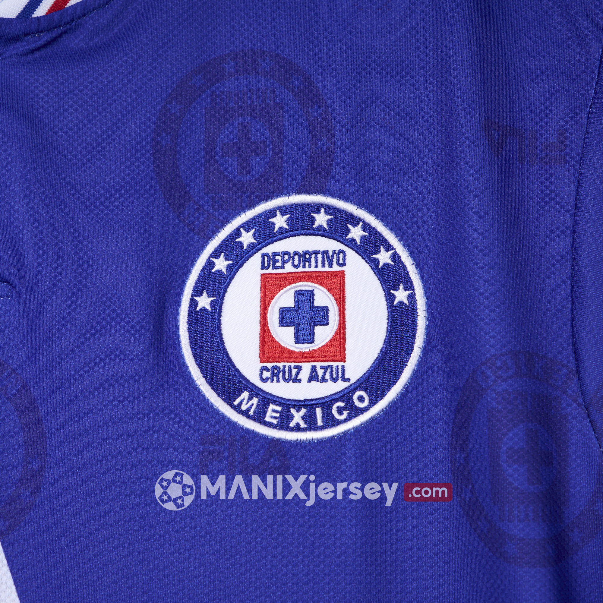 ManixJersey.com | Retro Cruz Azul 1998-99 Home Stadium Jersey - Fans Version -Customize Name, Number and Patch | Worldwide Shipping