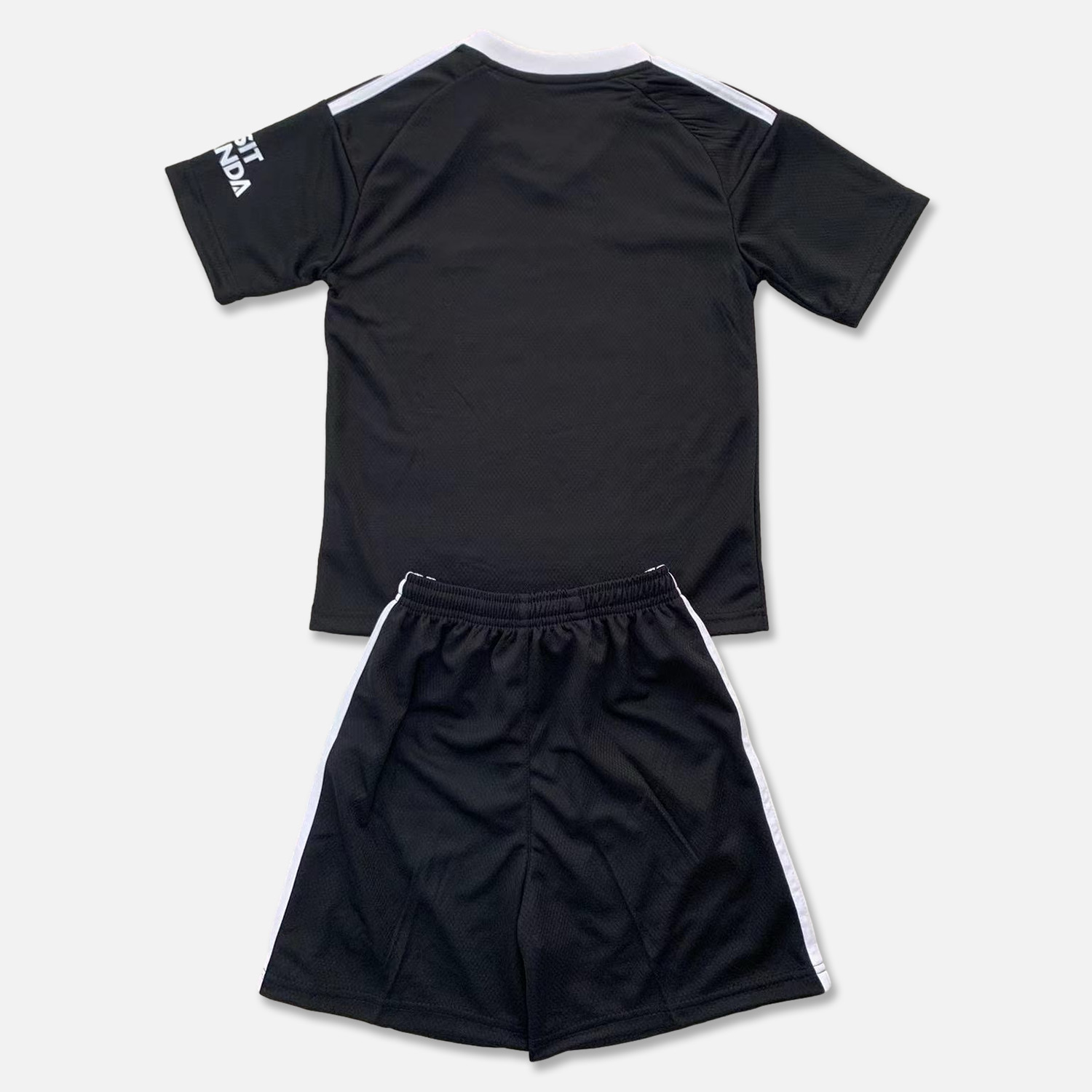 ManixJersey.com | Arsenal 24-25 Full Black Goalkeeper Kids Kit -Customize Name, Number and Patch | Worldwide Shipping