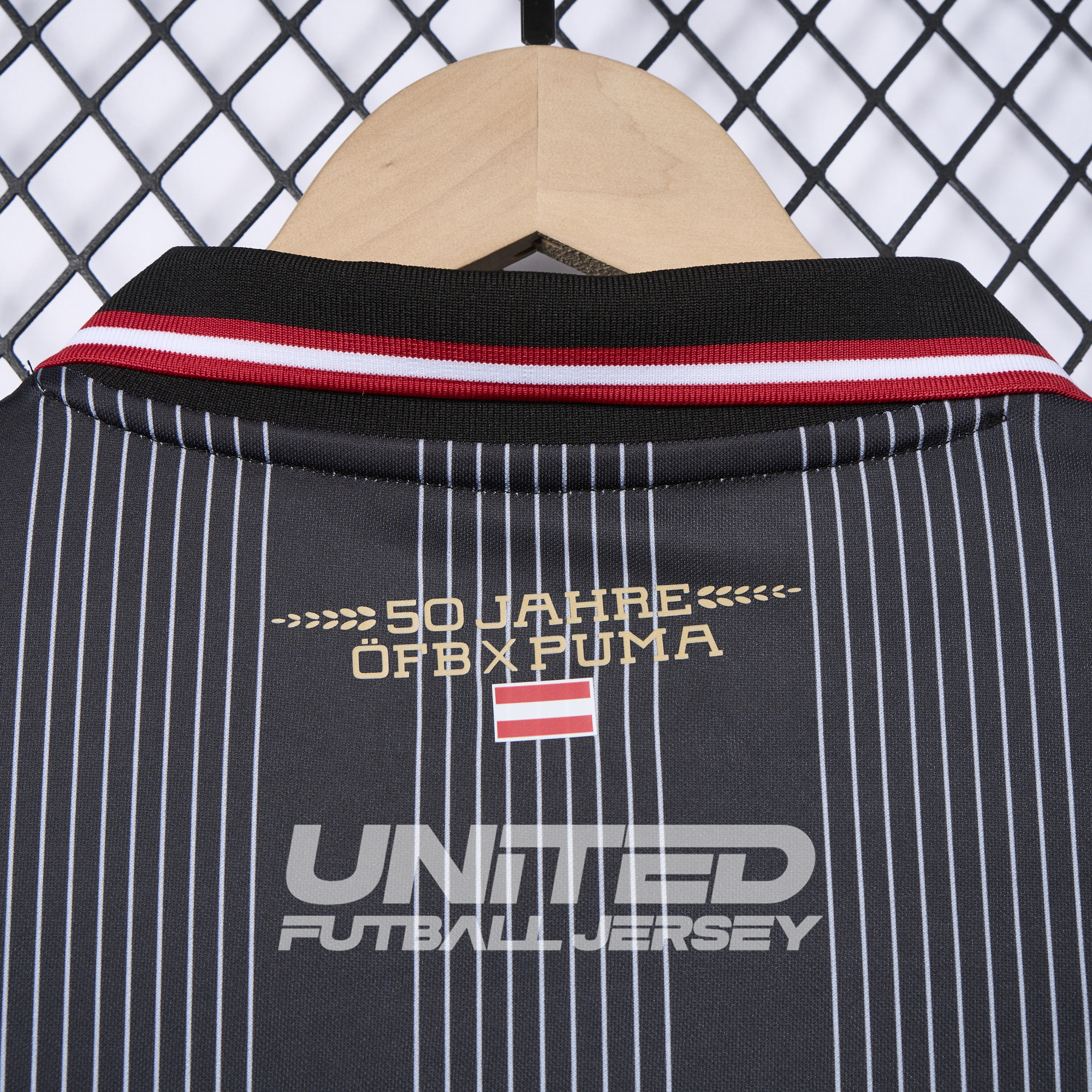 unitedfutballjersey-Austria 2024 50th Anniversary Long Sleeve Jersey - Fans Version