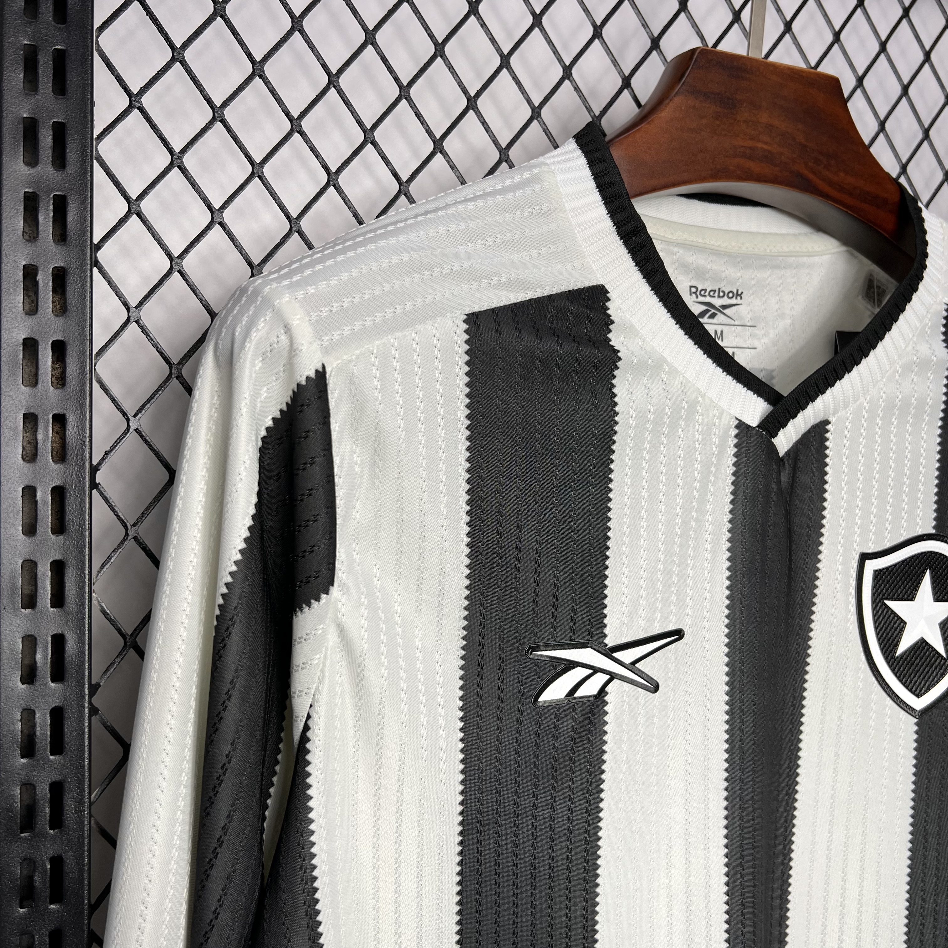 unitedfutballjersey-Botafogo 2024 Home Unsponsored Long Sleeves Jersey - Fans Version