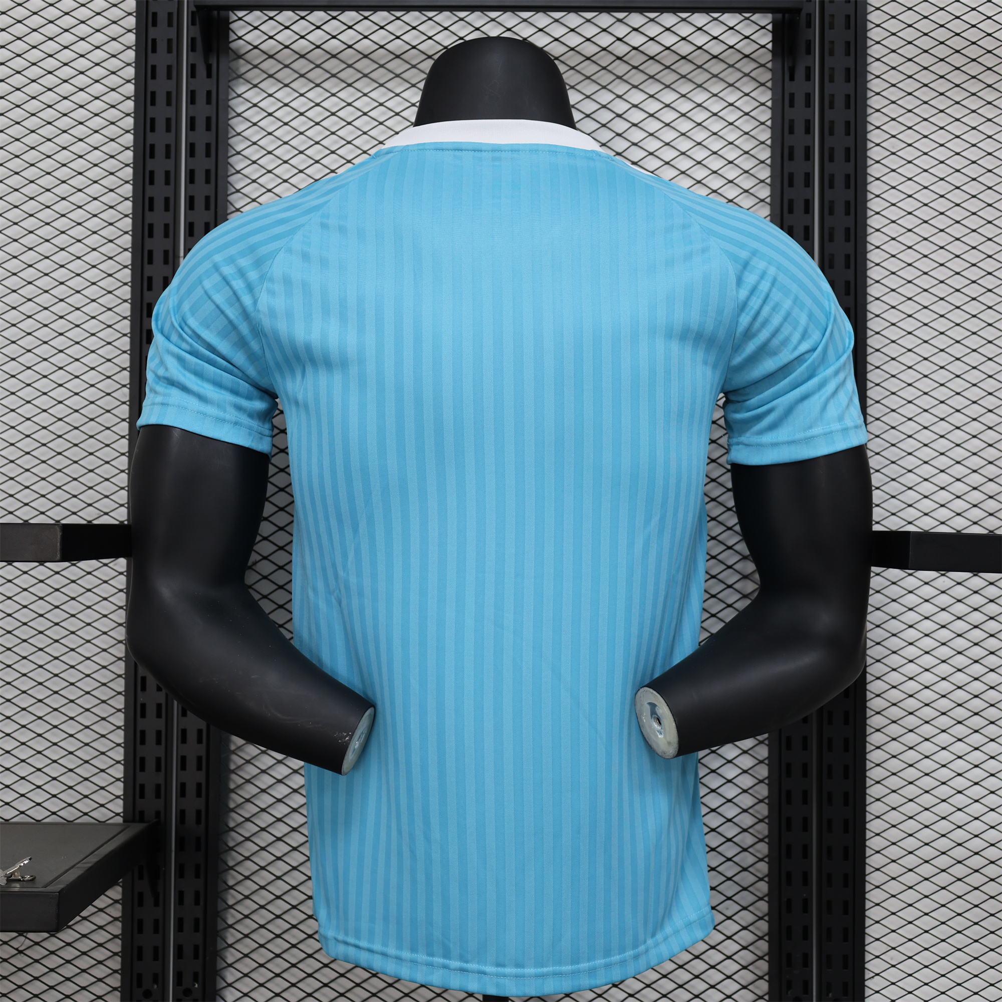 SIUjerseys-Arsenal 24-25 Sky Blue Trefoil Vintage Jersey - Player Version