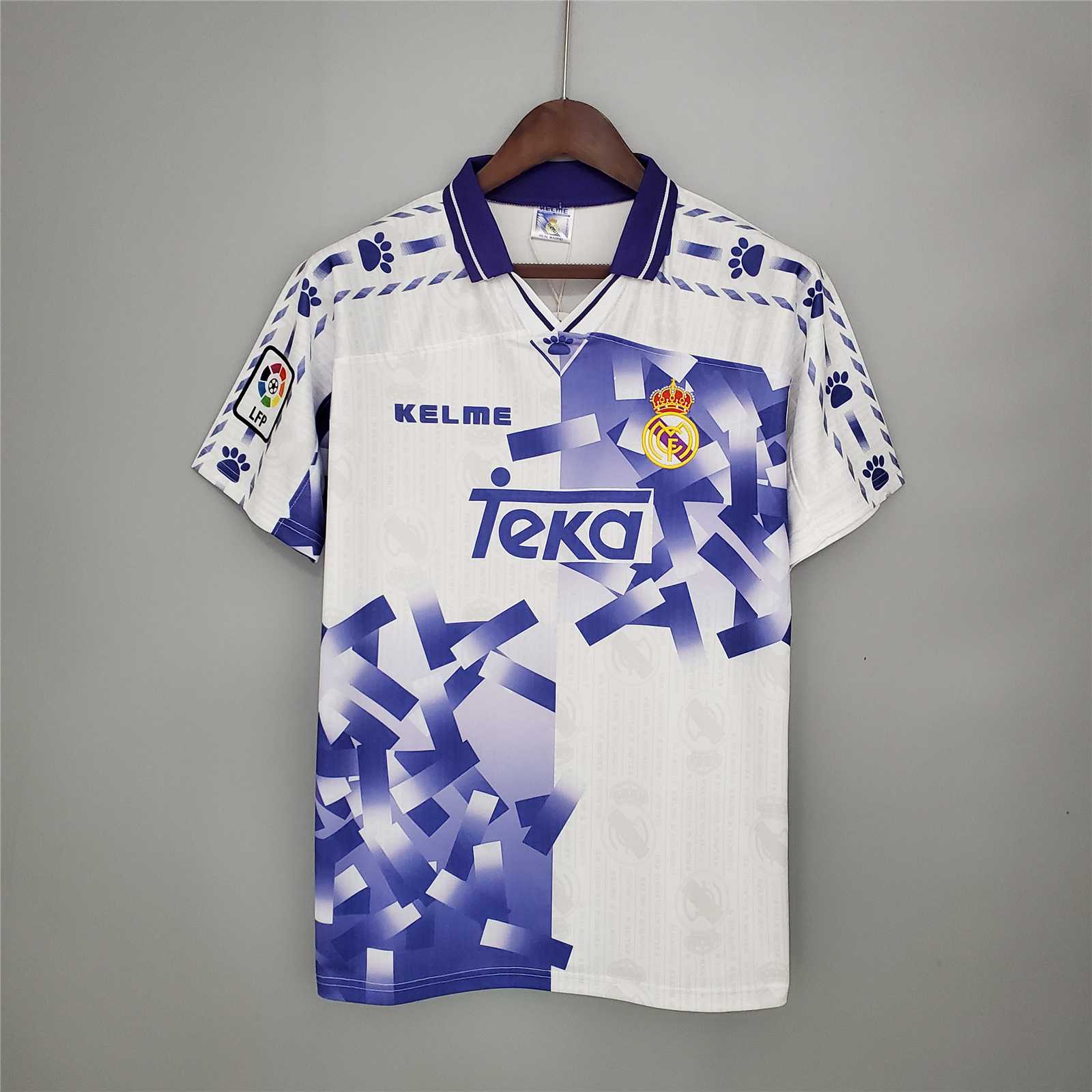 JerseysGala.com | Real Madrid Retro 96-97 Third Away Jersey -Customize Name, Number and Patch | Worldwide Shipping