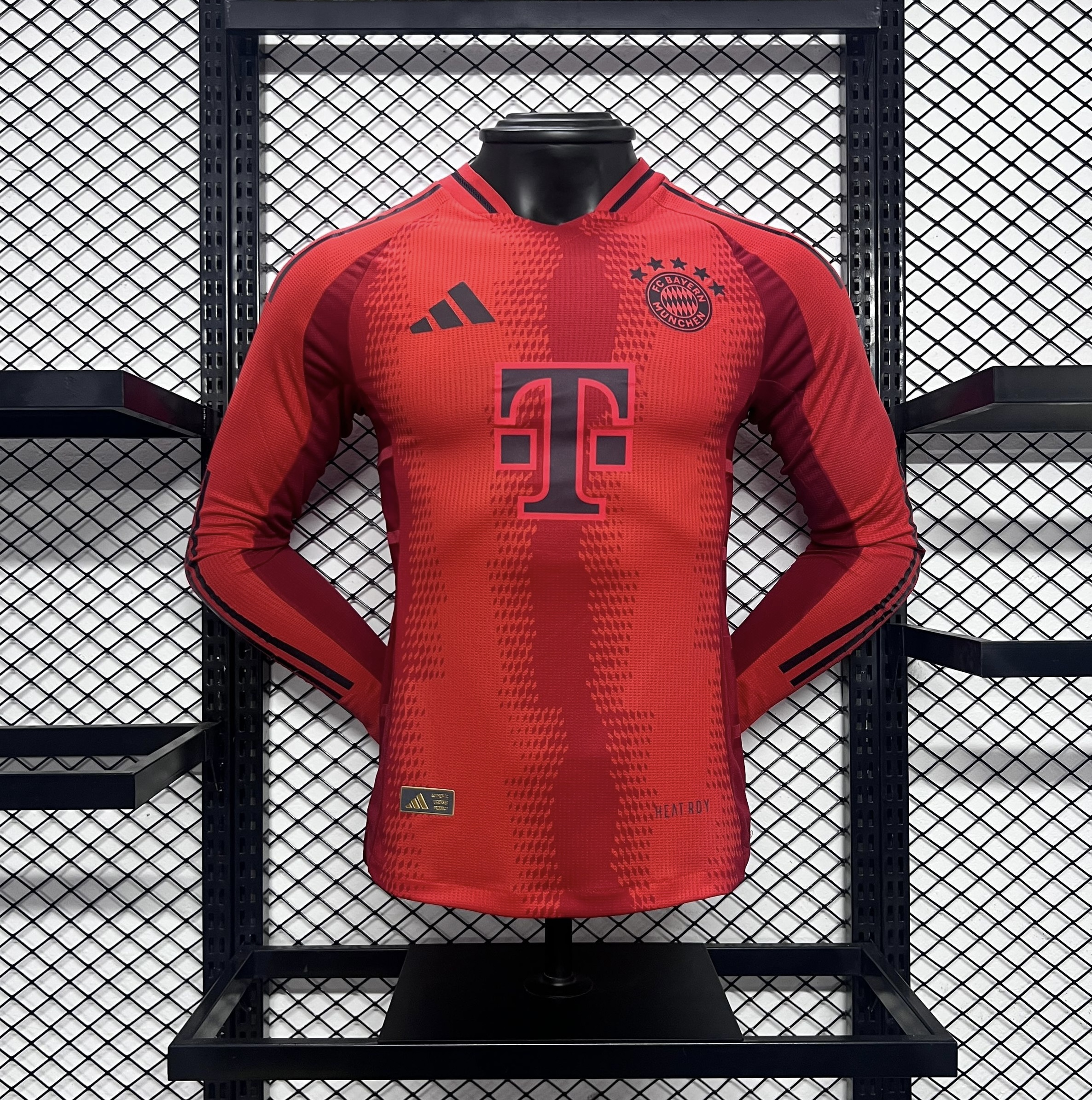 unitedfutballjersey-Bayern Munich 24-25 Home Long Sleeve Jersey - Player Version