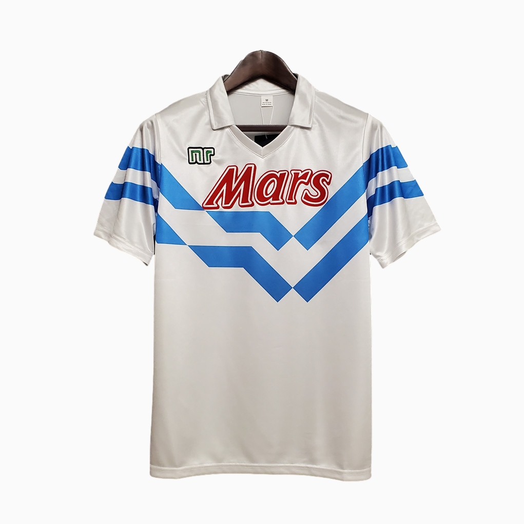 ManixJersey.com | Retro Napoli 1988-89 Away Stadium Jersey -Customize Name, Number and Patch | Worldwide Shipping