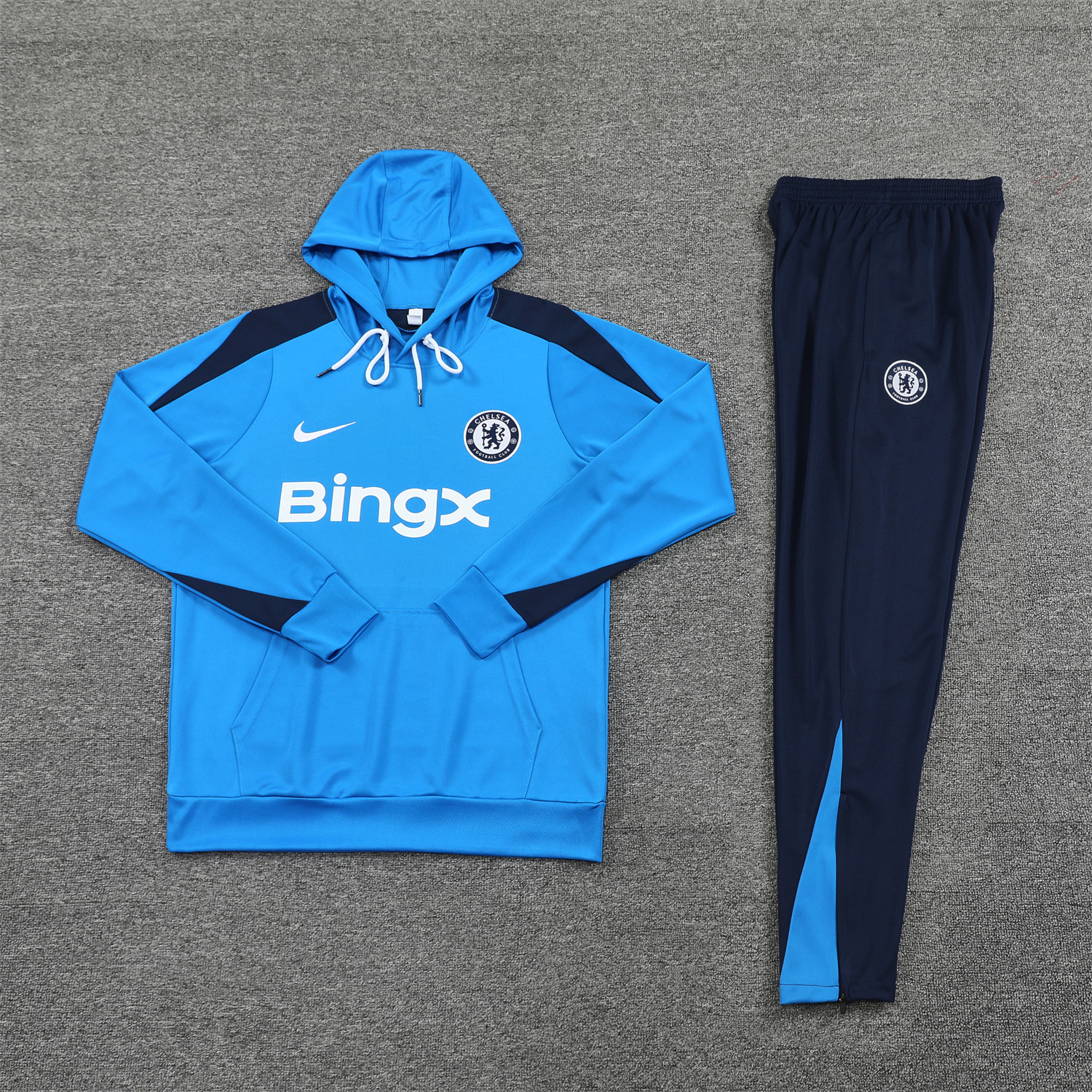 SIUjerseys-C.H.E.L.S.E.A 24-25 Training Hoodie Set - Blue Hoodie and Deep Blue Pants