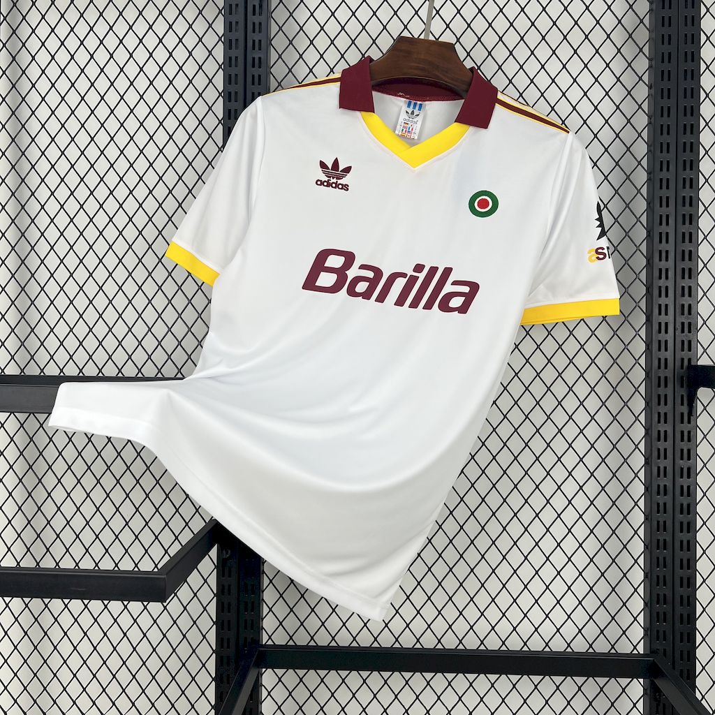 ManixJersey.com | Retro AS Roma 1991-92 Away Jersey -Customize Name, Number and Patch | Worldwide Shipping