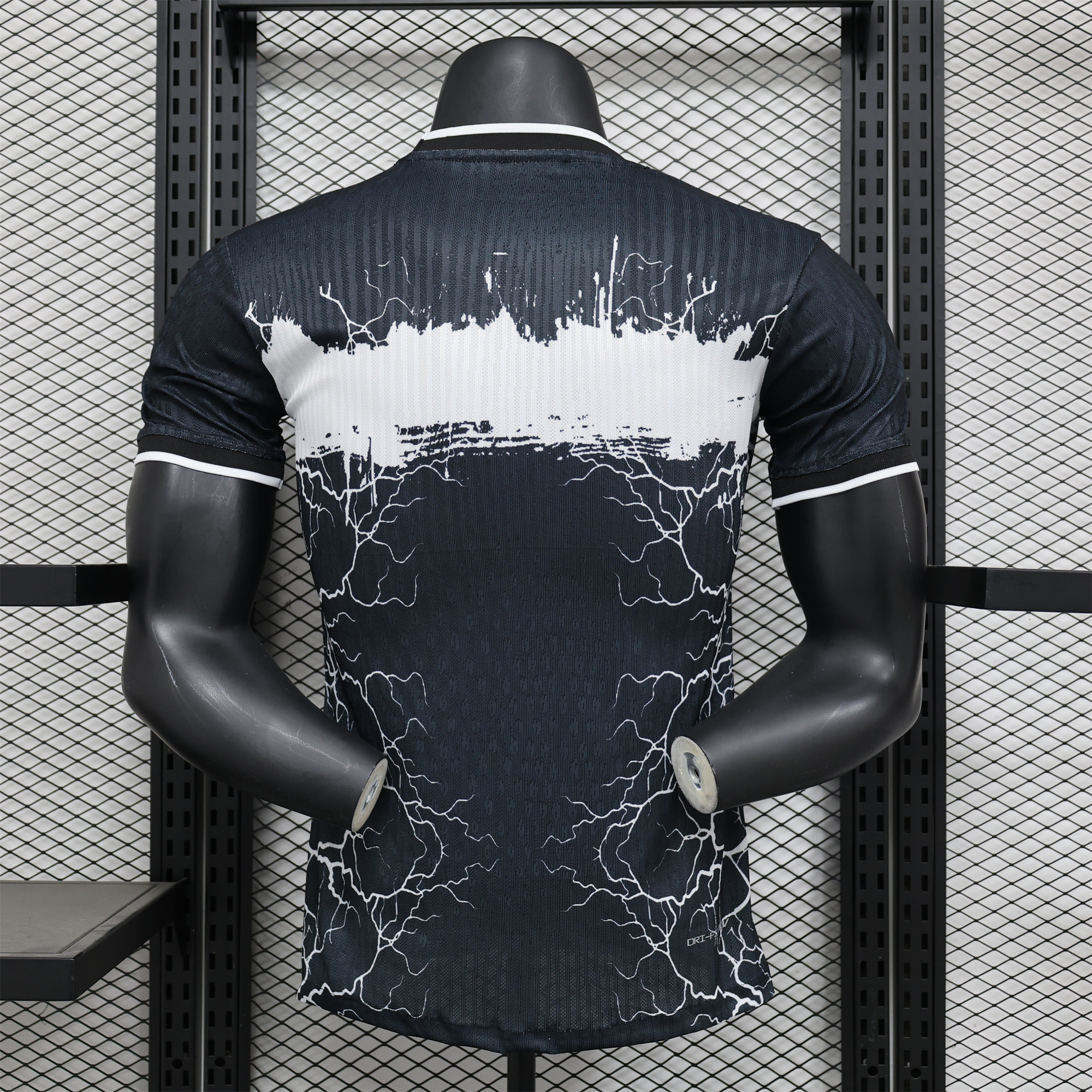 SIUjerseys-Barcelona 24-25 White Lightning Special Edition Black Jersey - Player Version