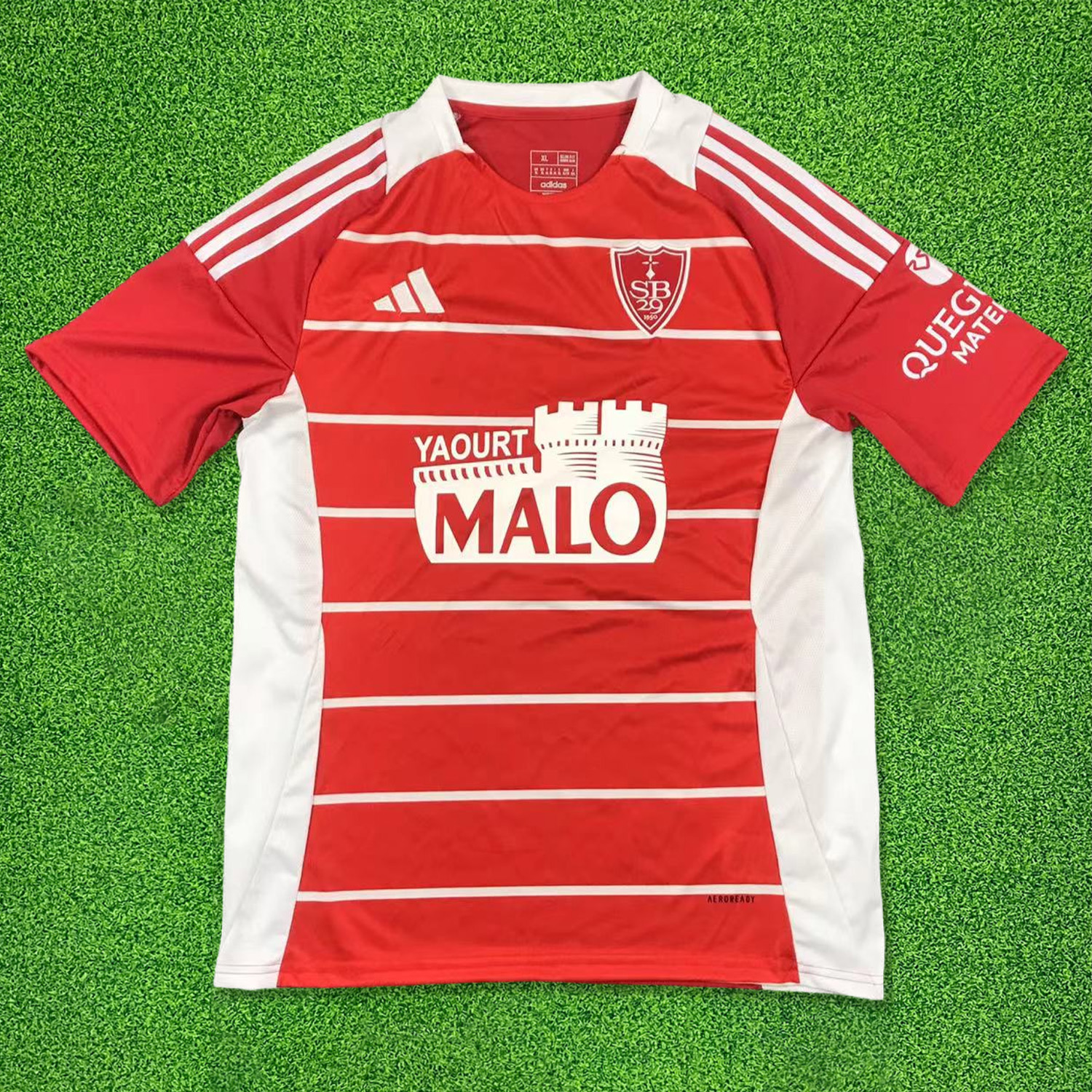 unitedfutballjersey-Stade Brestois 24-25 European Home Jersey - Fans Version