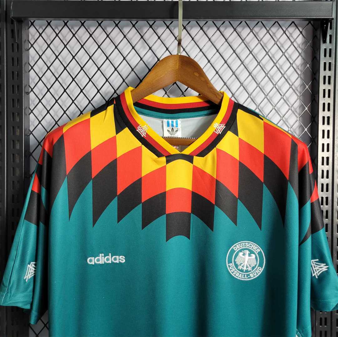 ManixJersey.com | Retro Germany 1994 Away Stadium Jersey -Customize Name, Number and Patch | Worldwide Shipping