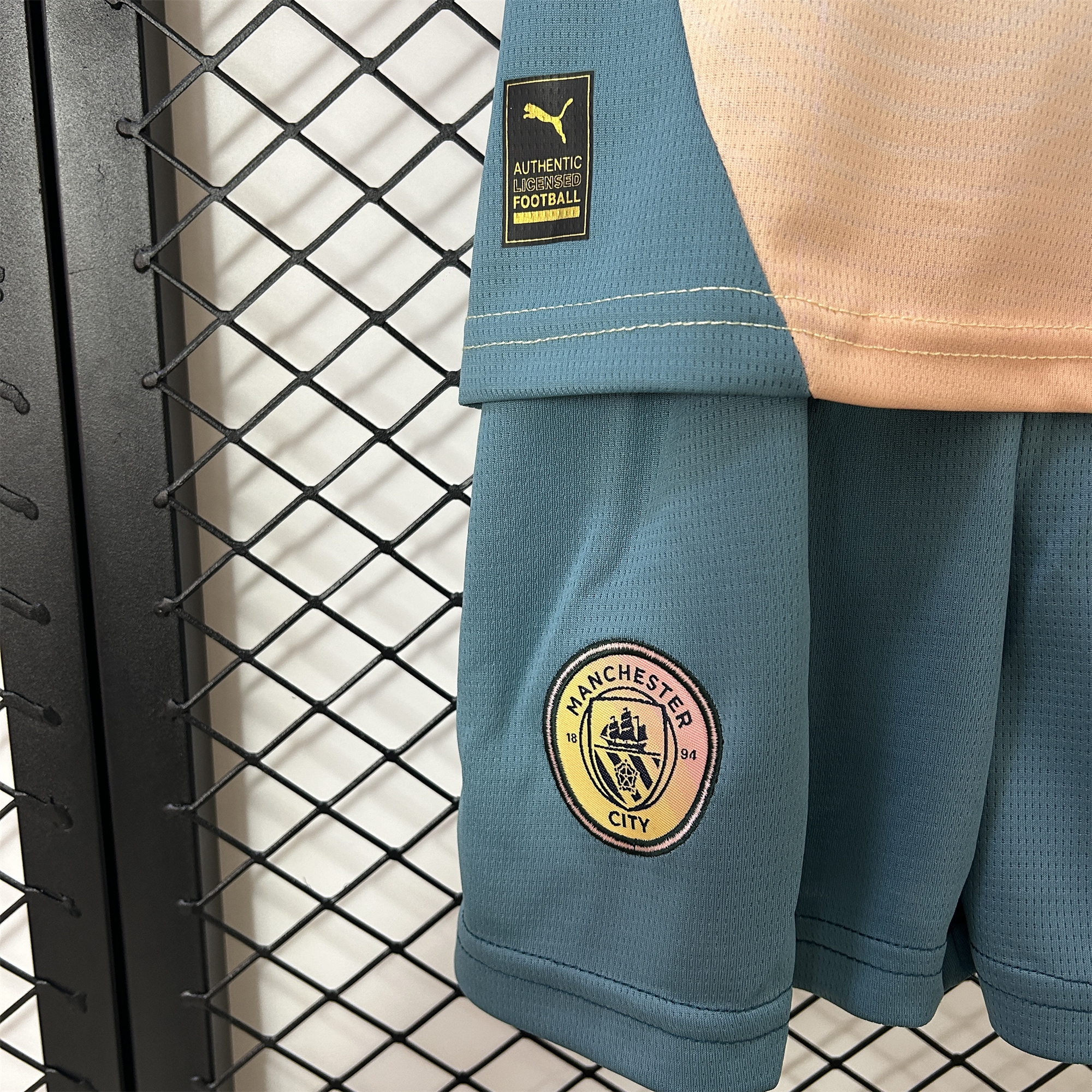 ManixJersey.com | Manchester City 24-25 Fourth Kids Kit -Customize Name, Number and Patch | Worldwide Shipping