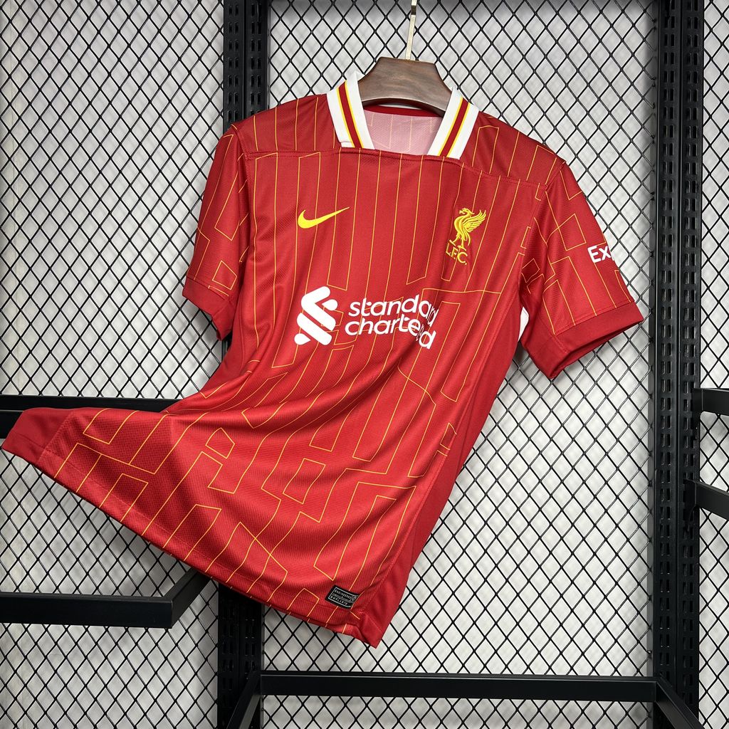 JerseysGala.com | Liver.pool 24-25 Home Stadium Jersey - Fans Version -Customize Name, Number and Patch | Worldwide Shipping