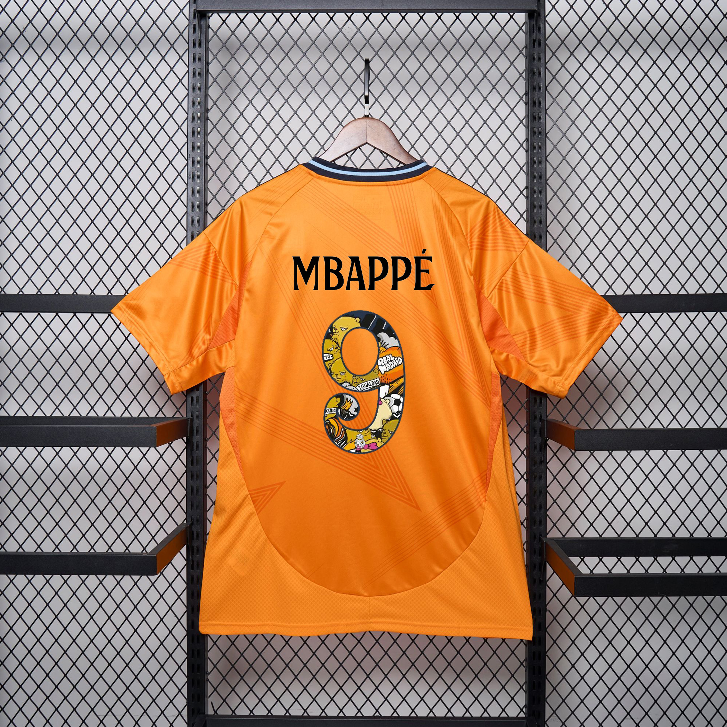 ManixJersey.com | Real Madrid 24-25 Away Jersey with Bear Champ Font - Fans Version -Customize Name, Number and Patch | Worldwide Shipping