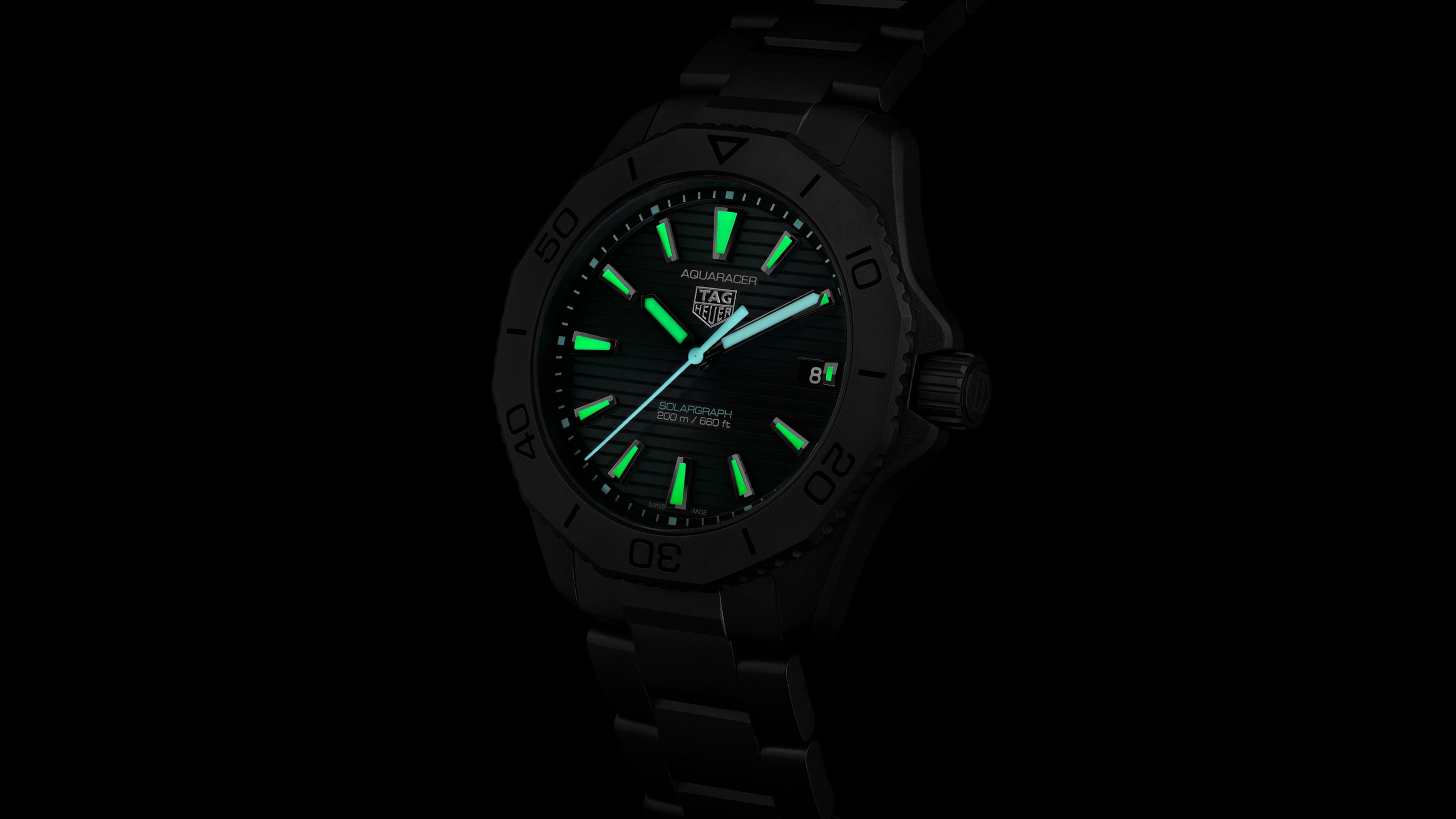 brand TAG HEUER AQUARACER PROFESSIONAL 200 SOLARGRAPH luxury watch for sale – NeveReL