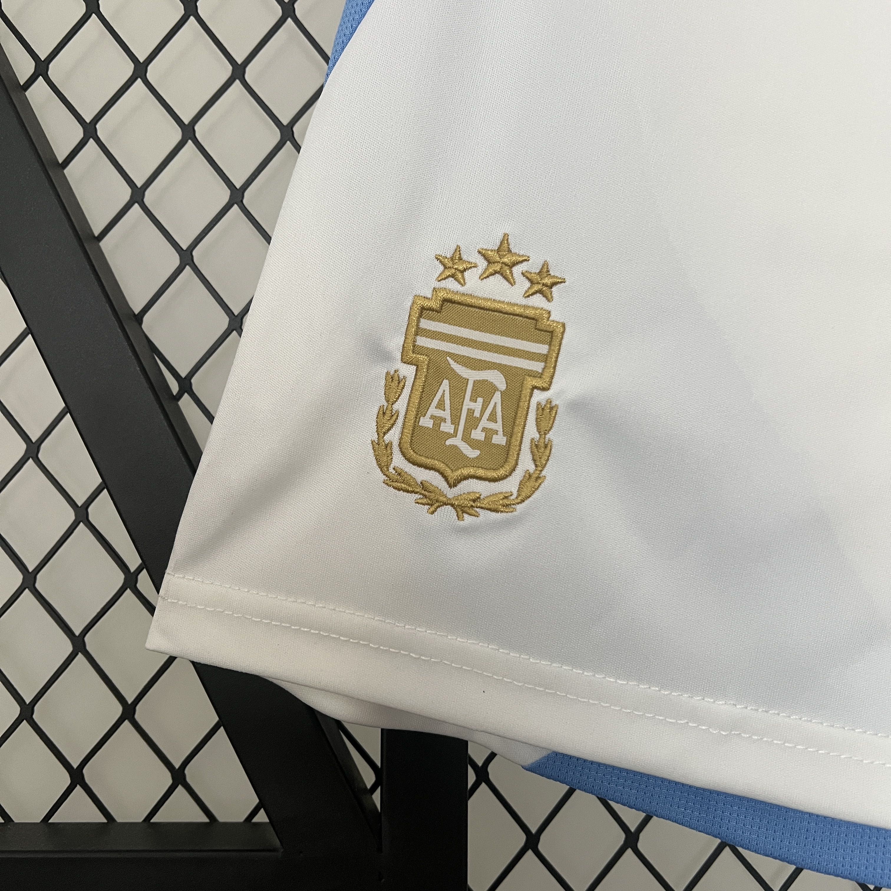 ManixJersey.com | Argentina 2024 Home Shorts - Fans Version -Customize Name, Number and Patch | Worldwide Shipping
