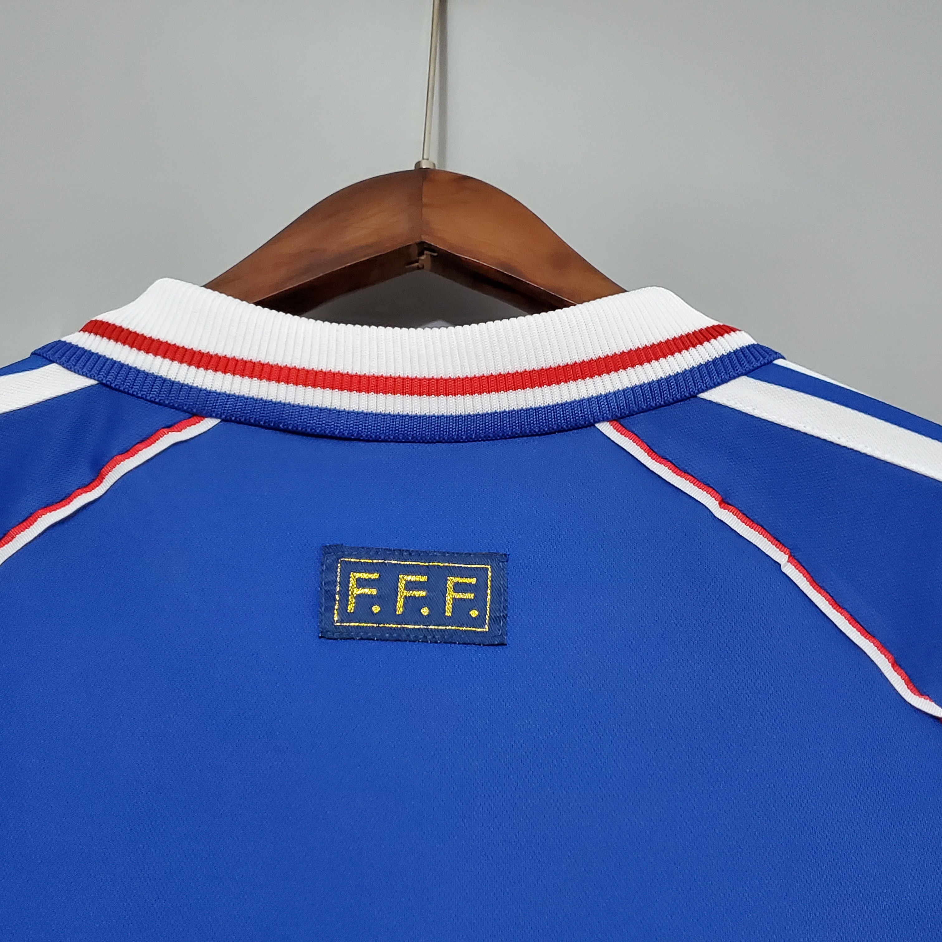 ManixJersey.com | France Retro 1998 Home Jersey -Customize Name, Number and Patch | Worldwide Shipping