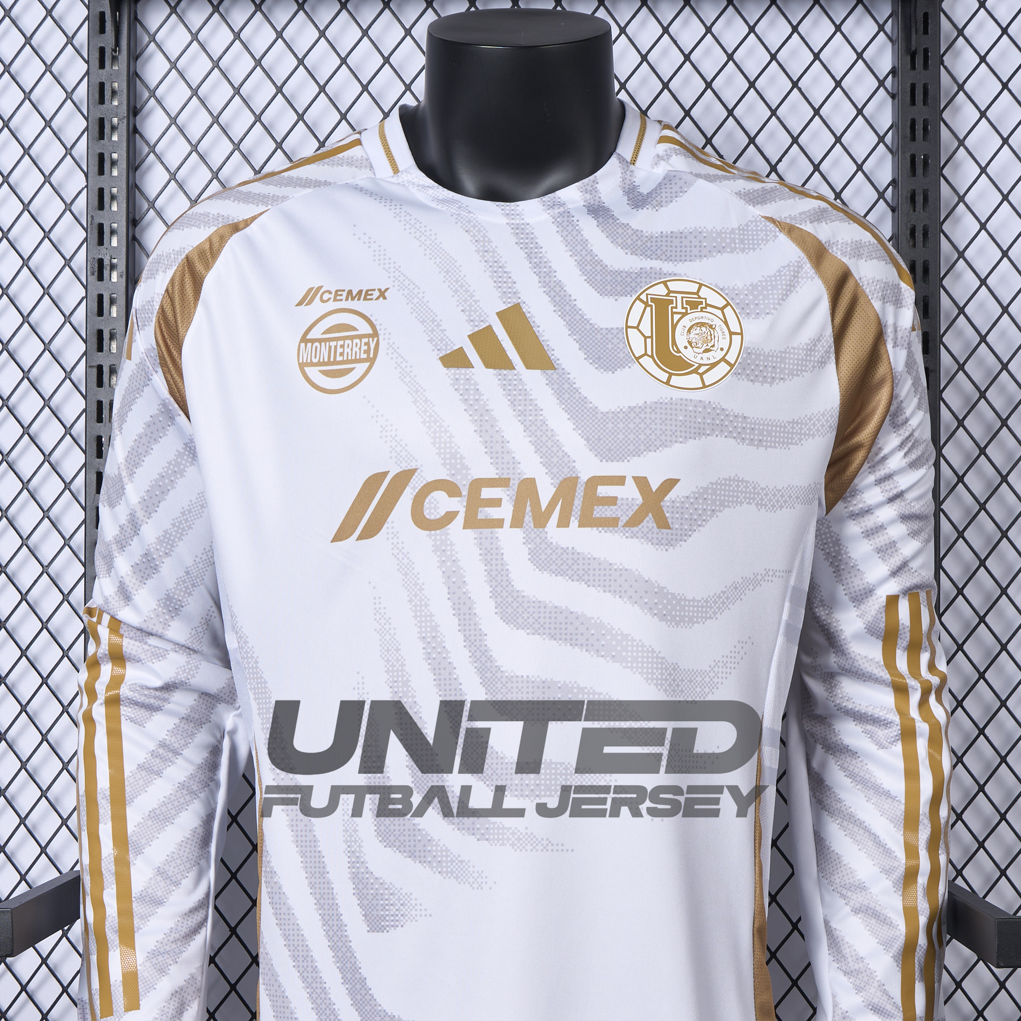 unitedfutballjersey-Tigres UANL 24-25 Third Long Sleeves Jersey - Player Version