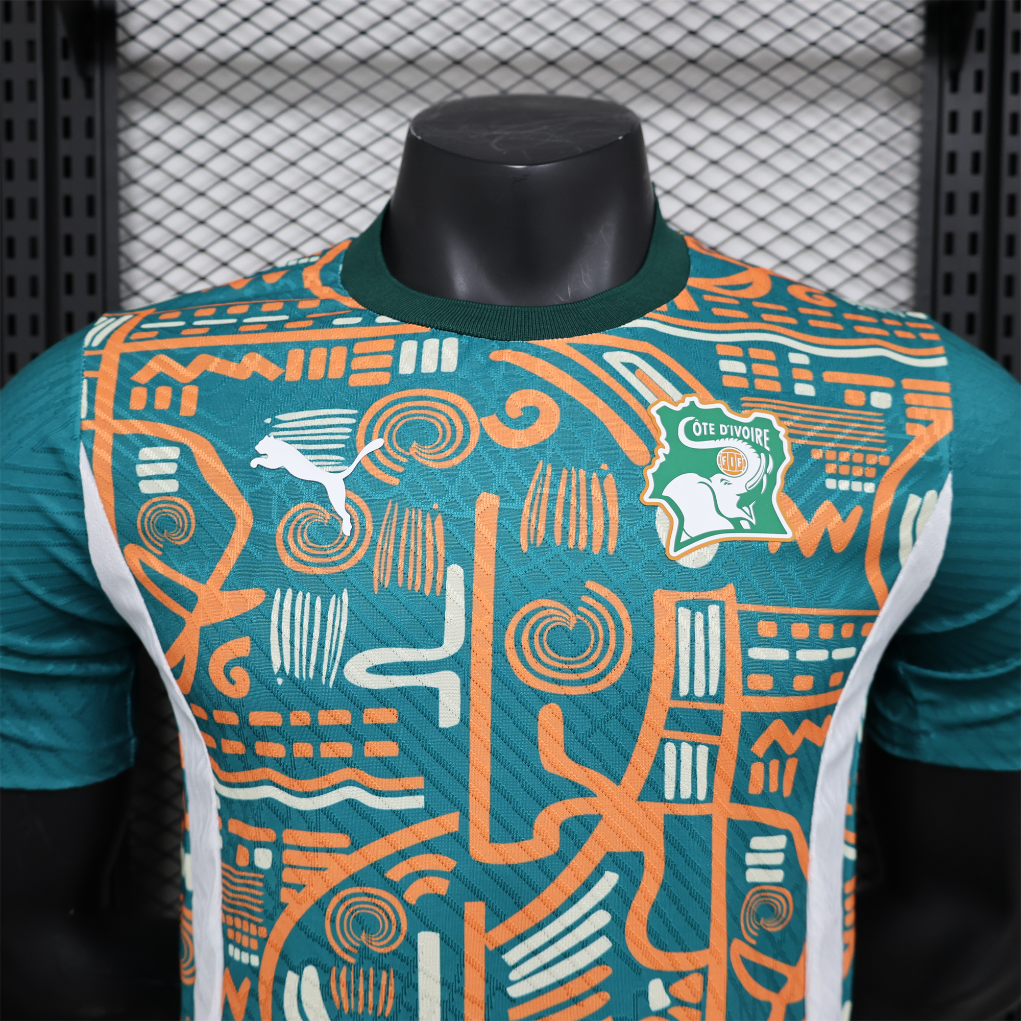 ManixJersey.com | Ivory Coast 2024 Pre-Match Training Jersey - Player Version -Customize Name, Number and Patch | Worldwide Shipping